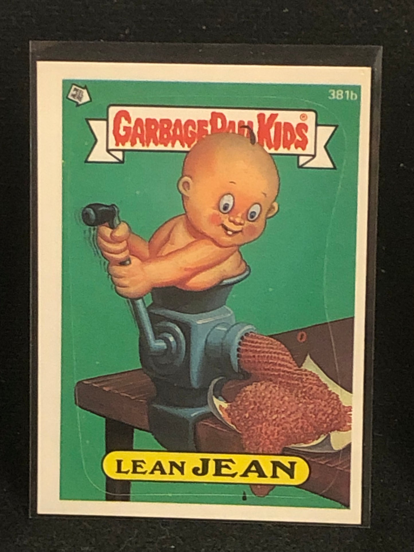 Garbage Pail Kids Original Series 10 (os10) 381b Lean Jean