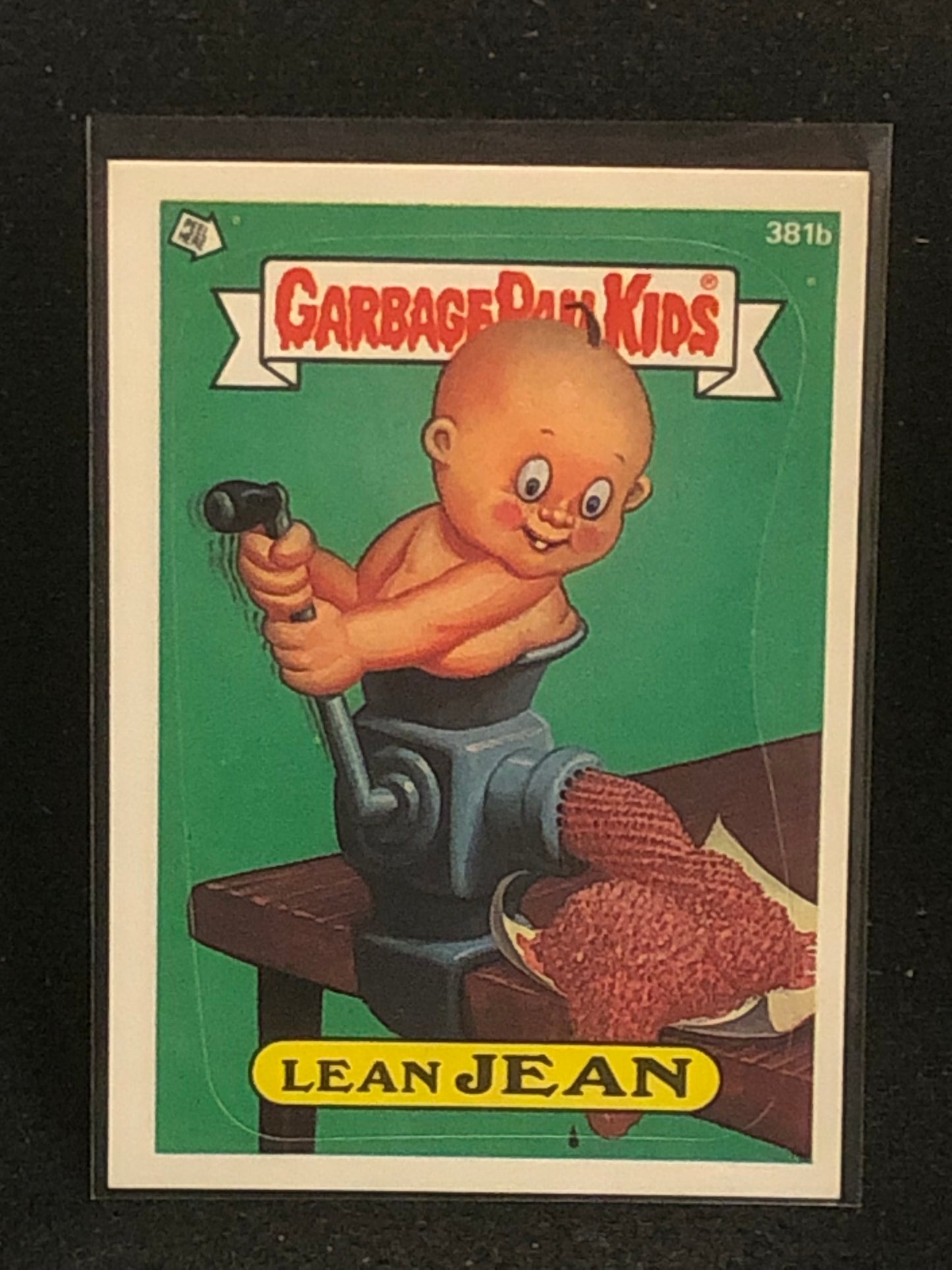 Garbage Pail Kids Original Series 10 (os10) 381b Lean Jean