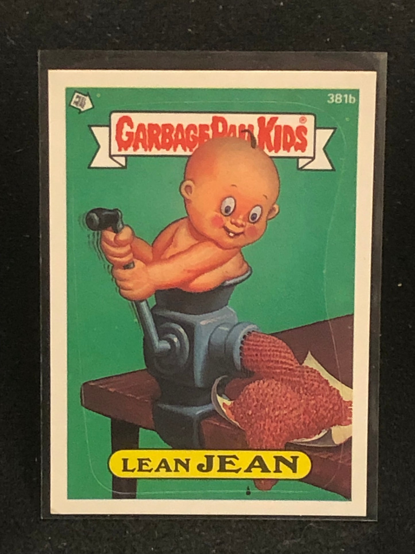 Garbage Pail Kids Original Series 10 (os10) 381b Lean Jean