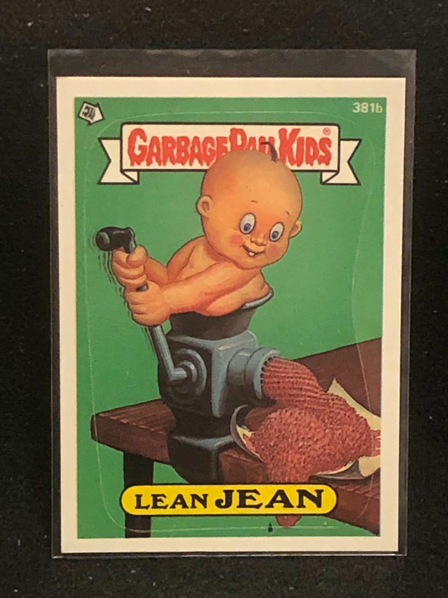 Garbage Pail Kids Original Series 10 (os10) 381b Lean Jean