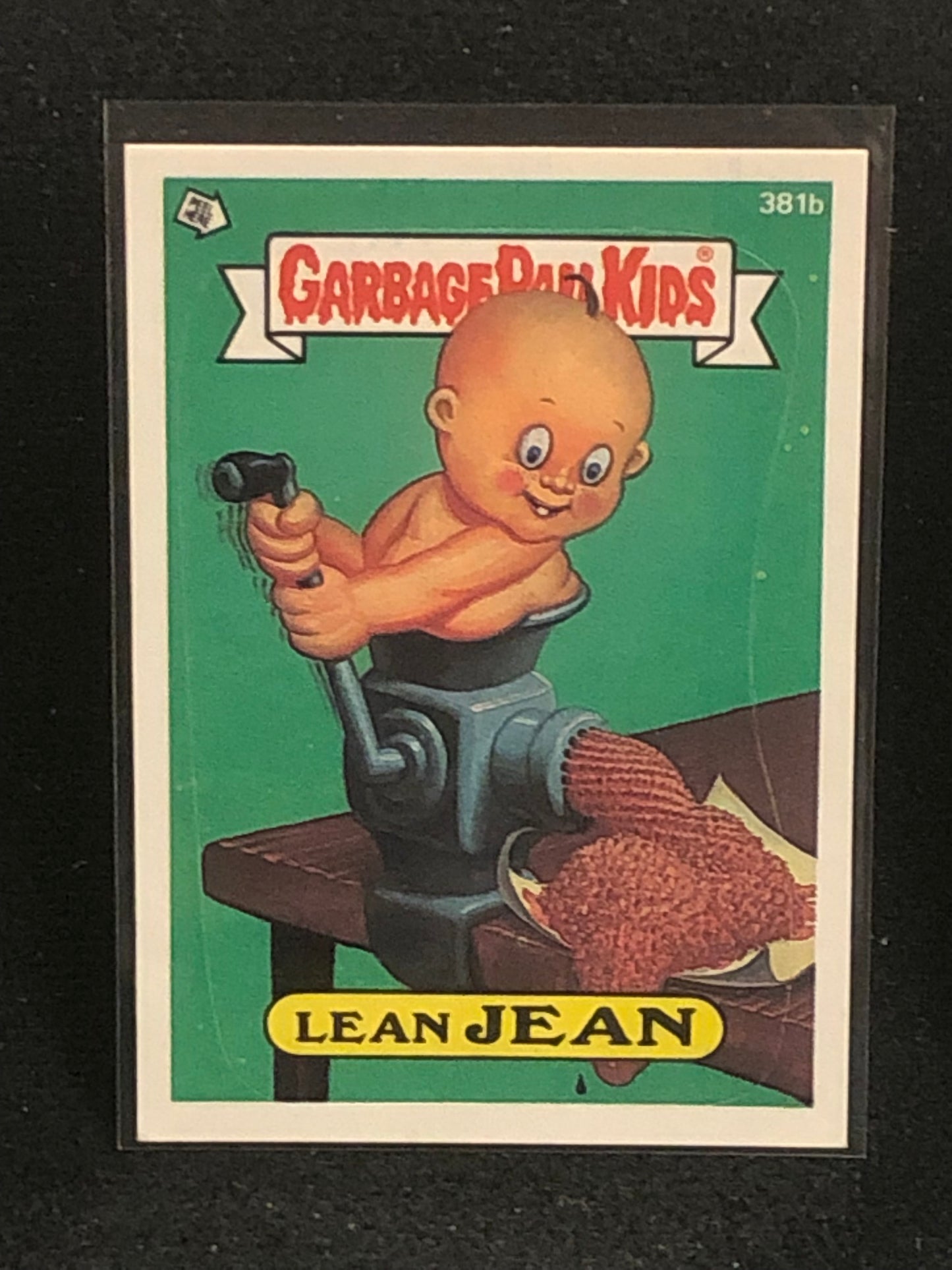 Garbage Pail Kids Original Series 10 (os10) 381b Lean Jean