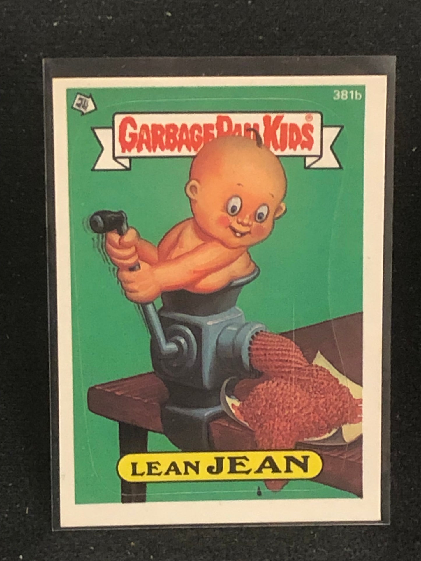 Garbage Pail Kids Original Series 10 (os10) 381b Lean Jean