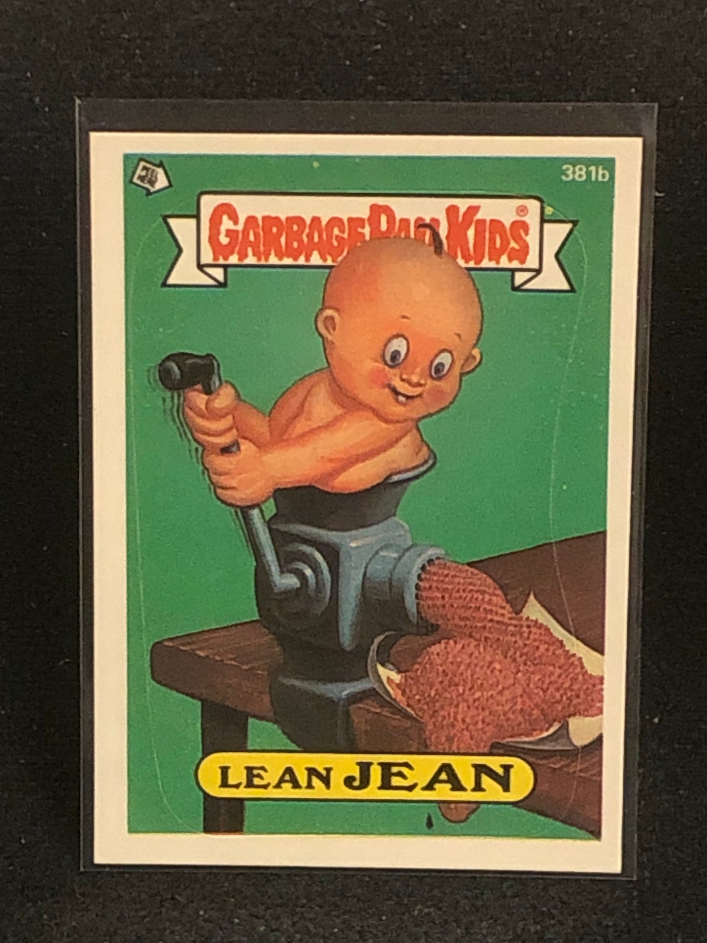 Garbage Pail Kids Original Series 10 (os10) 381b Lean Jean