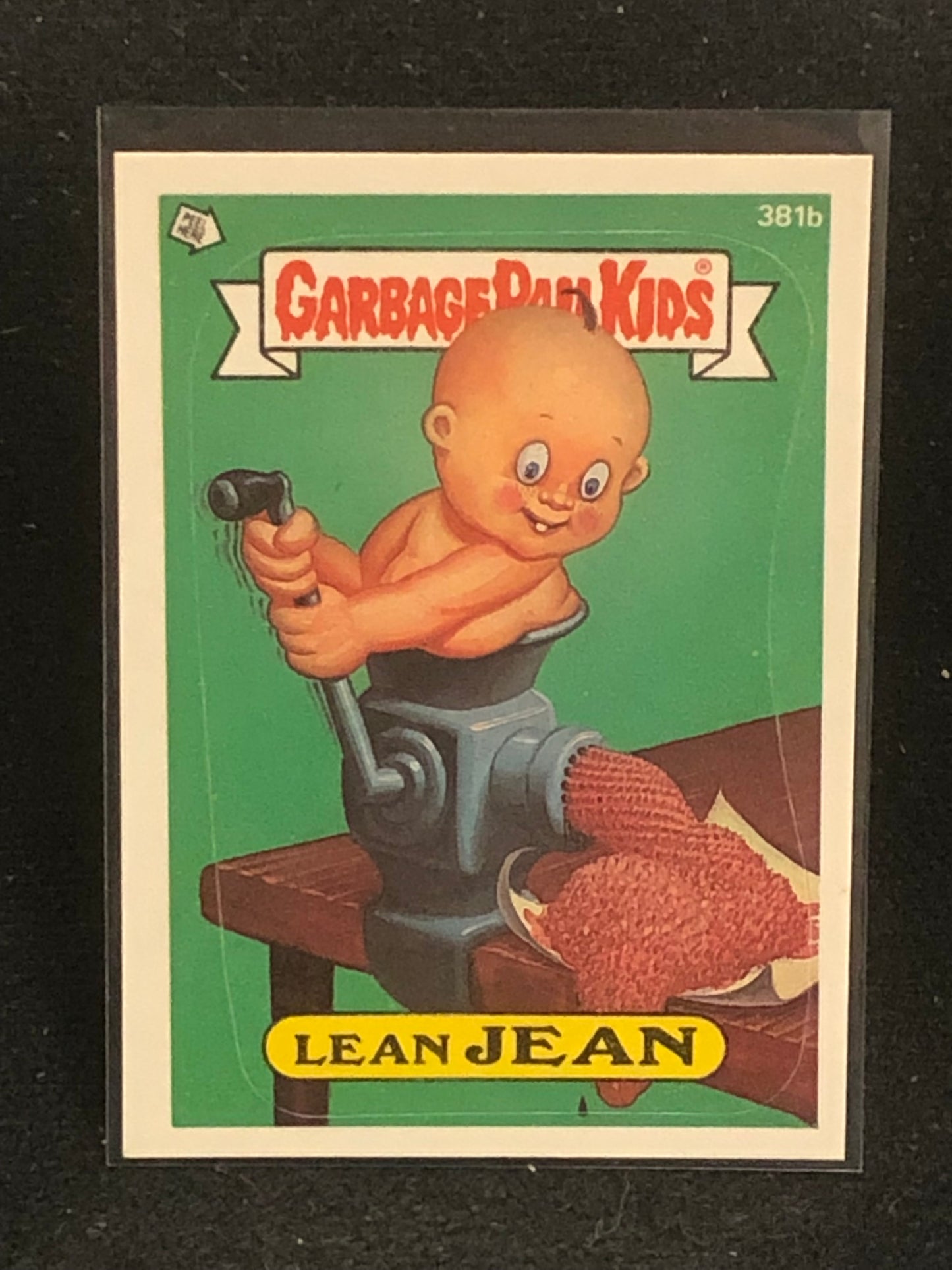 Garbage Pail Kids Original Series 10 (os10) 381b Lean Jean