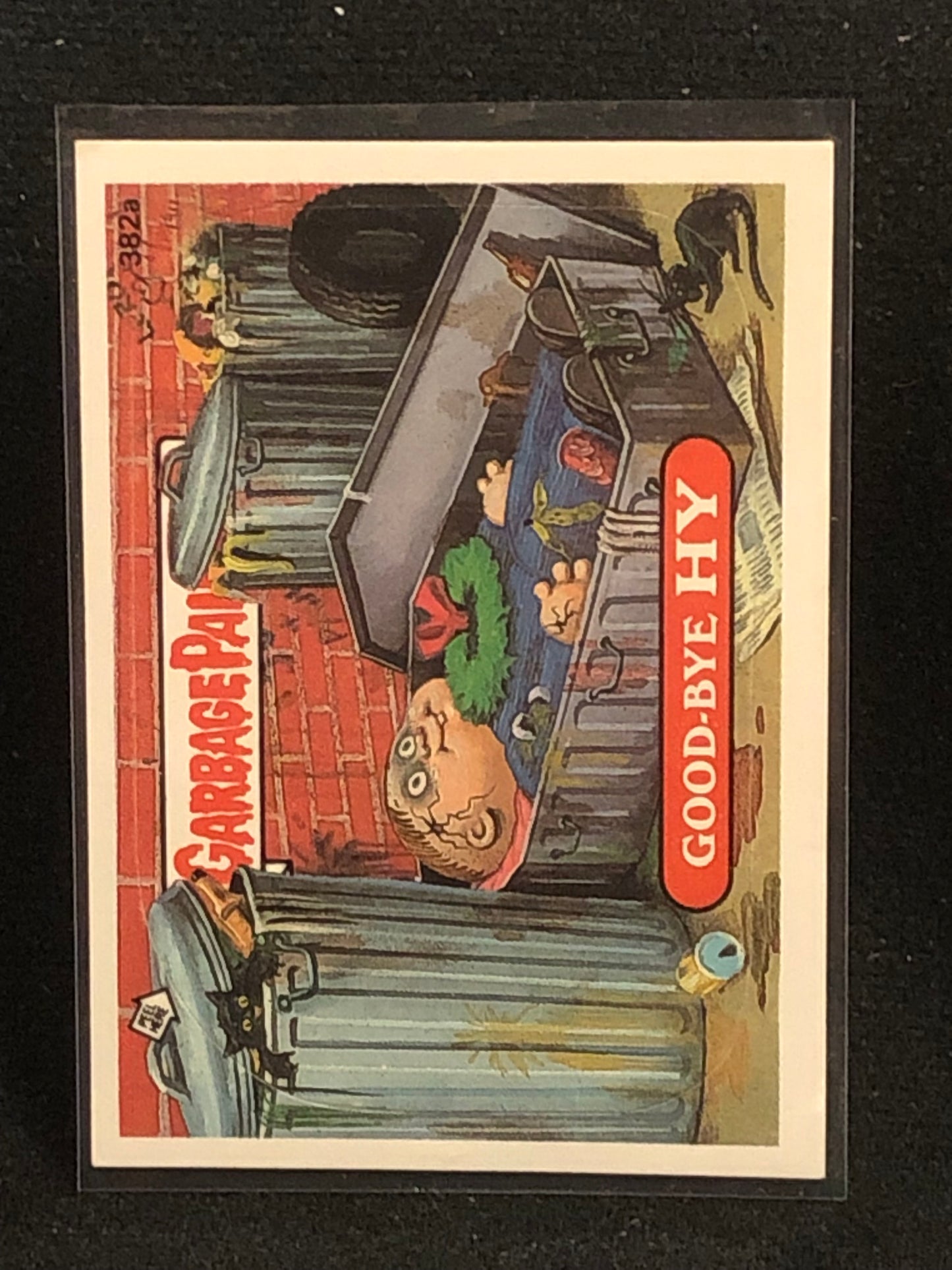 Garbage Pail Kids Original Series 10 (os10) 382a Good Bye Hy