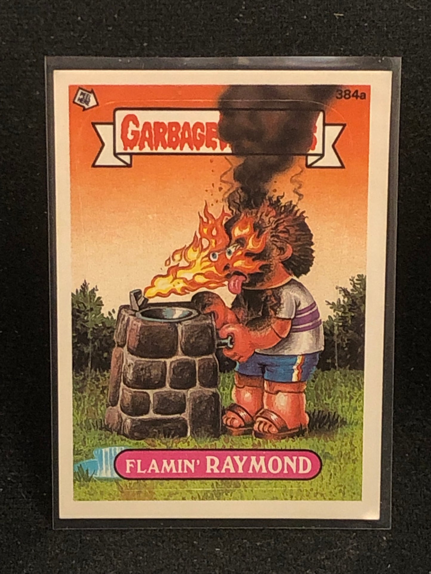 Garbage Pail Kids Original Series 10 (os10) 384a Flamin Raymond