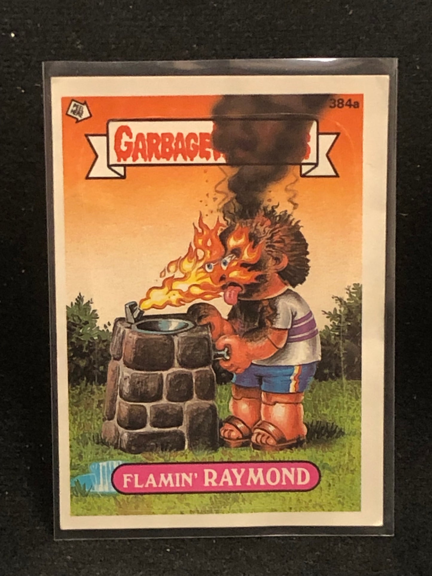 Garbage Pail Kids Original Series 10 (os10) 384a Flamin Raymond
