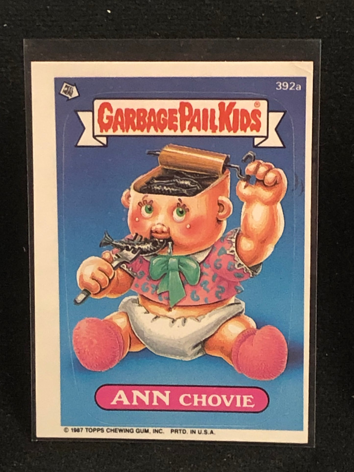 Garbage Pail Kids Original Series 10 (os10) 392a Ann Chovie