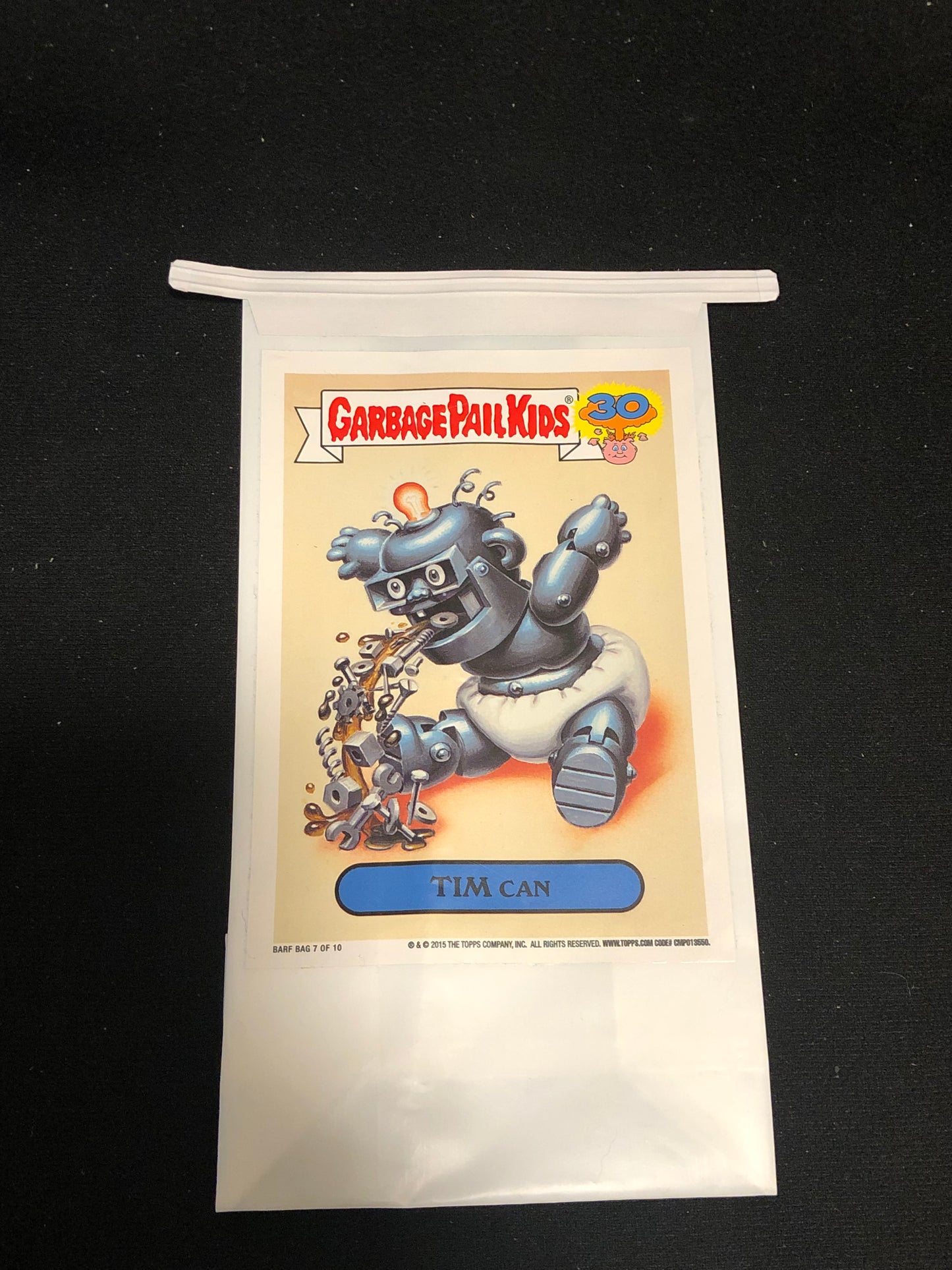 Garbage Pail Kids 30th Anniversary U-PICK Barf Bag Singles