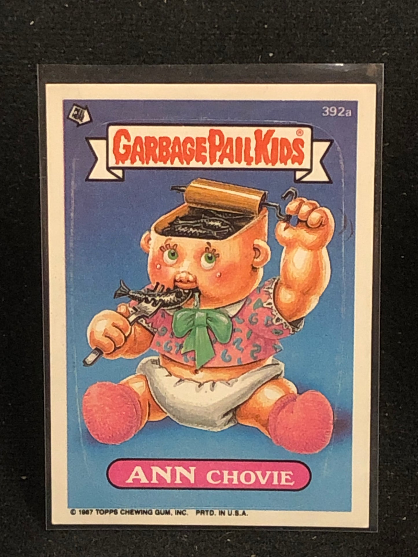 Garbage Pail Kids Original Series 10 (os10) 392a Ann Chovie