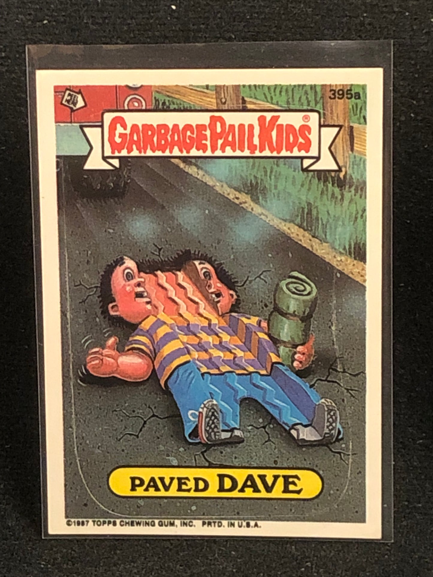 Garbage Pail Kids Original Series 10 (os10) 395a Paved Dave