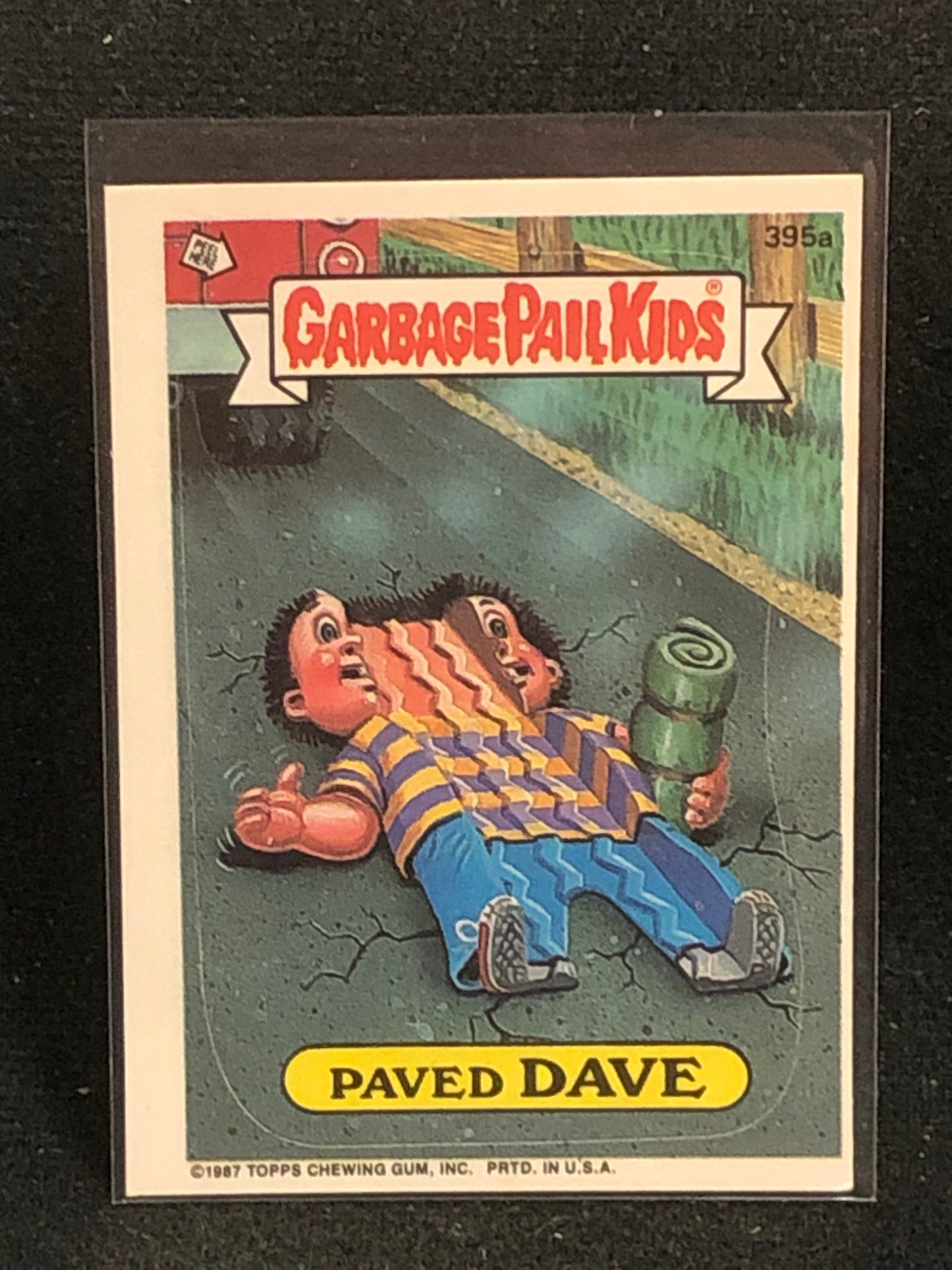 Garbage Pail Kids Original Series 10 (os10) 395a Paved Dave