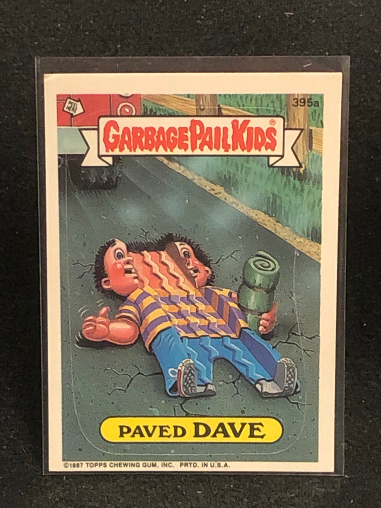 Garbage Pail Kids Original Series 10 (os10) 395a Paved Dave