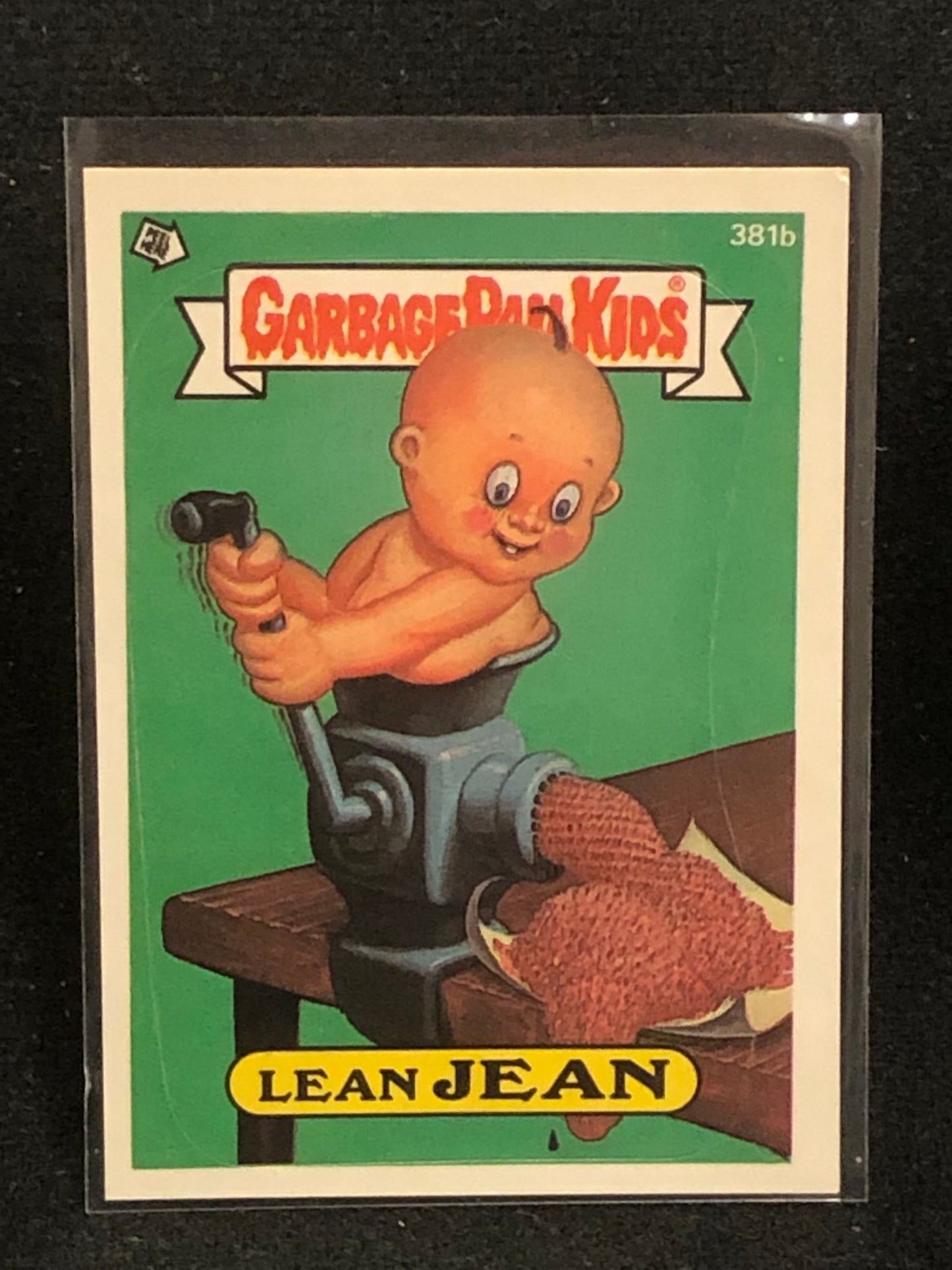 Garbage Pail Kids Original Series 10 (os10) 381b Lean Jean