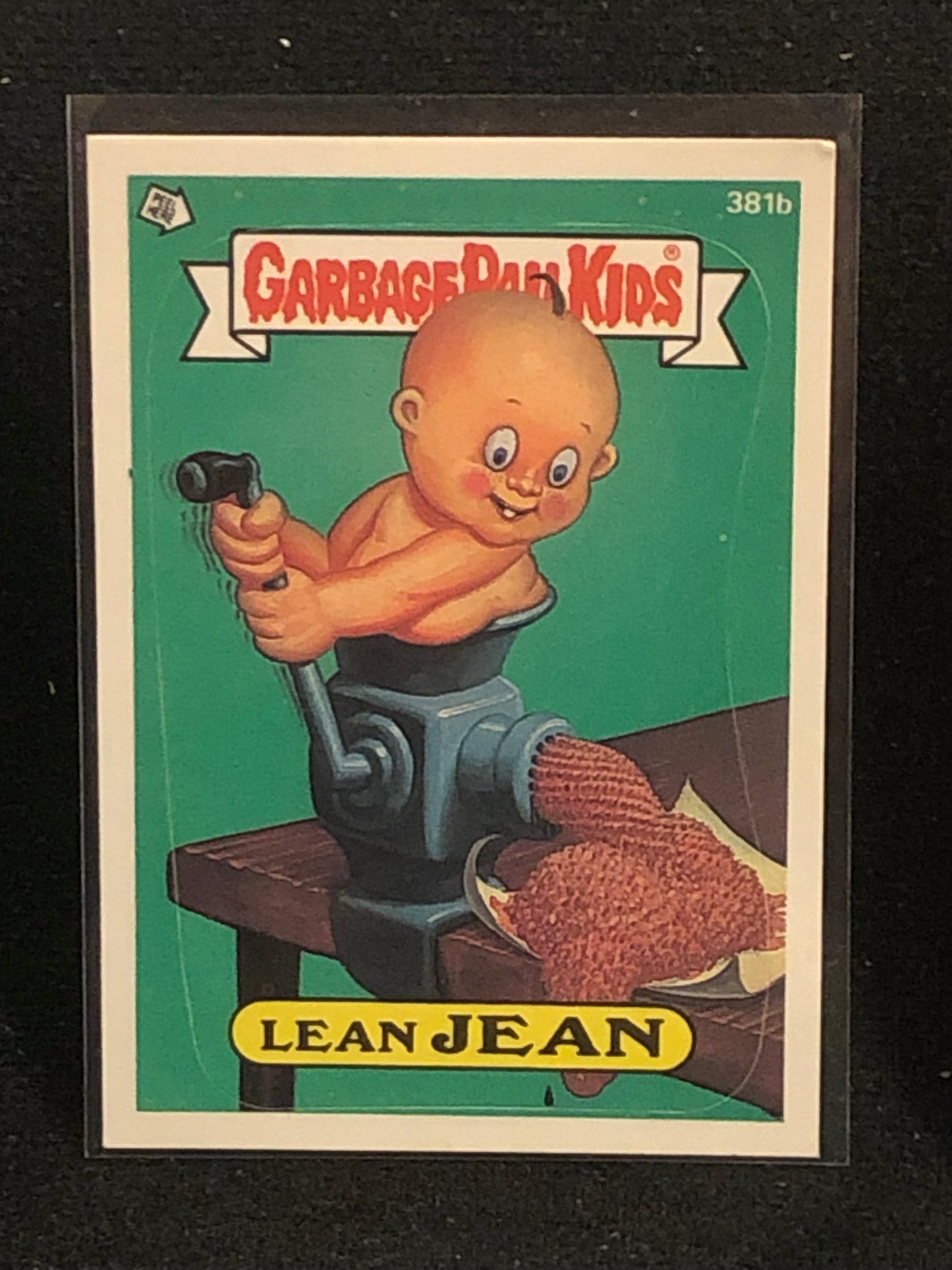 Garbage Pail Kids Original Series 10 (os10) 381b Lean Jean