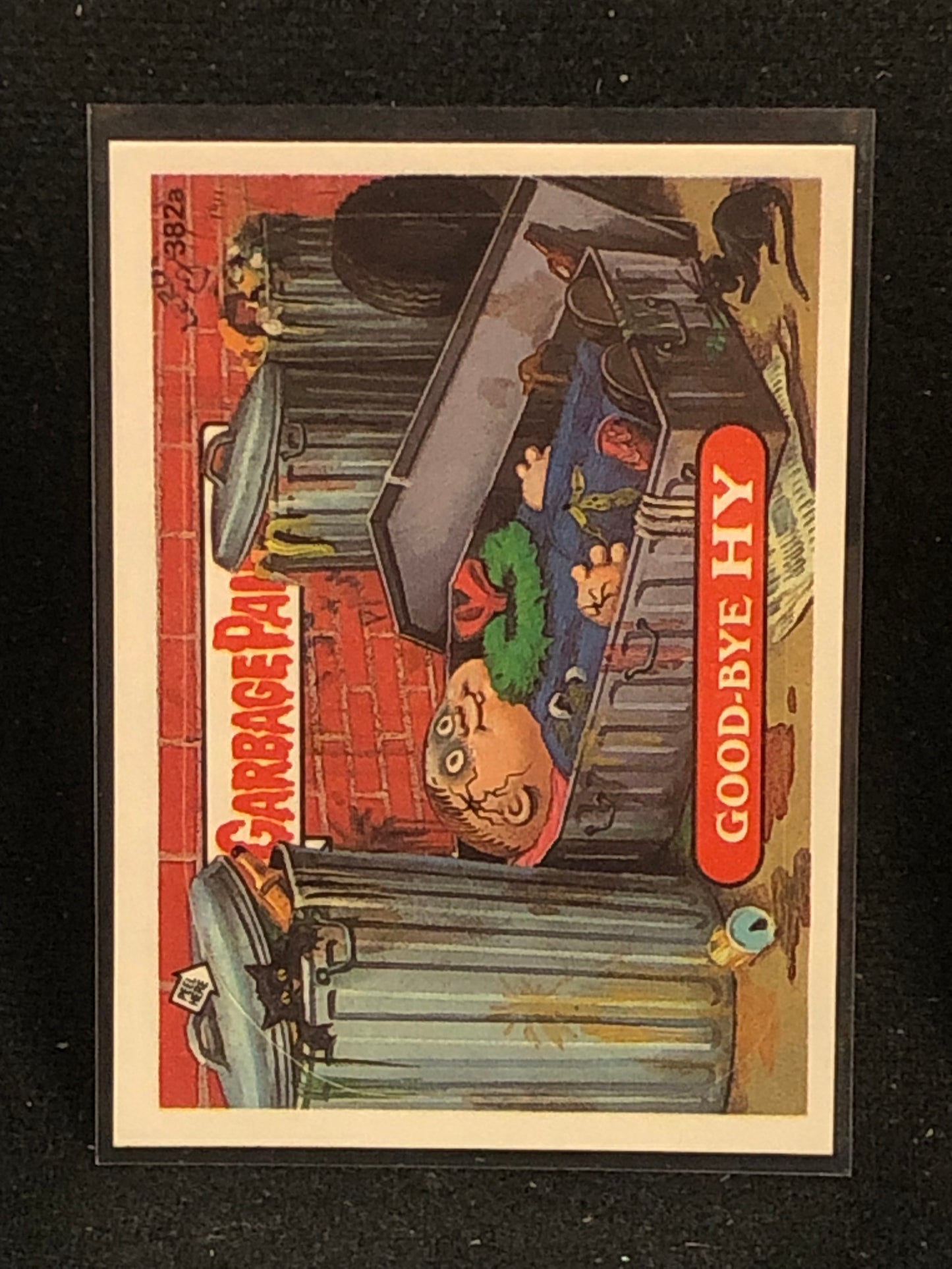Garbage Pail Kids Original Series 10 (os10) 382a Good Bye Hy