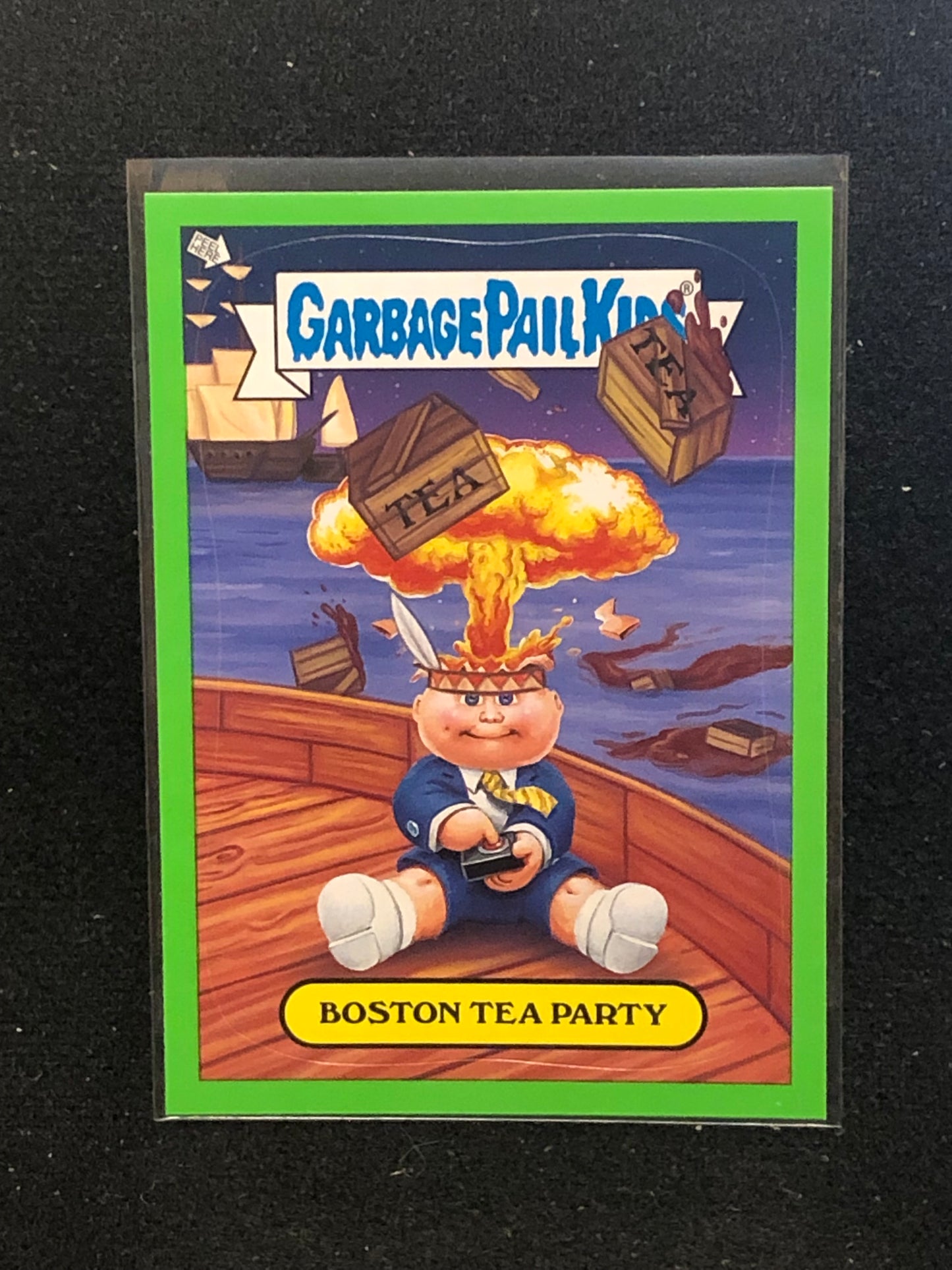 Garbage Pail Kids Brand New Series 1 (BNS1) Adam Bomb Through History U-PICK Green Singles