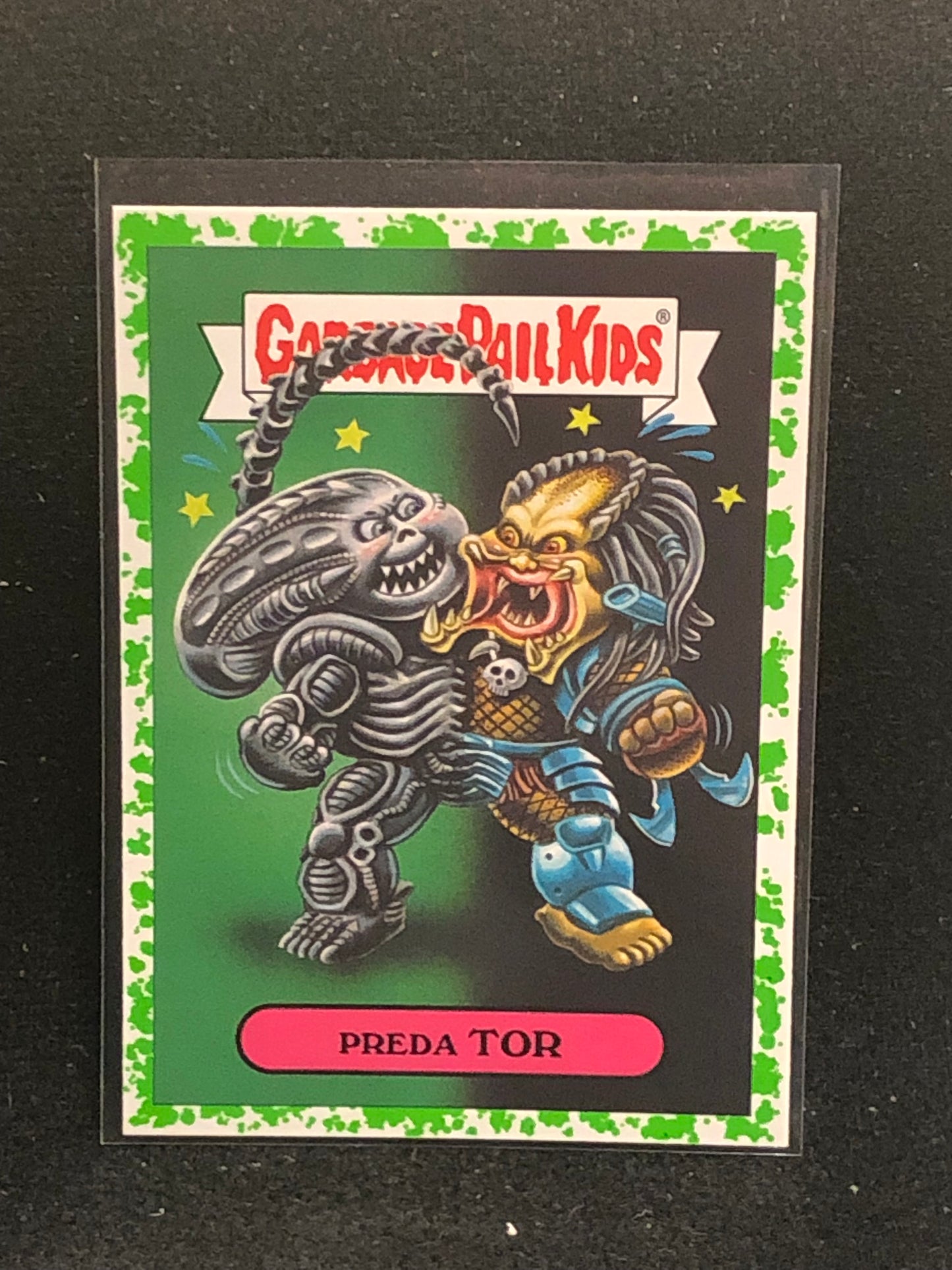 Garbage Pail Kids Oh The Horror-Ible U-PICK Green Parallel Singles