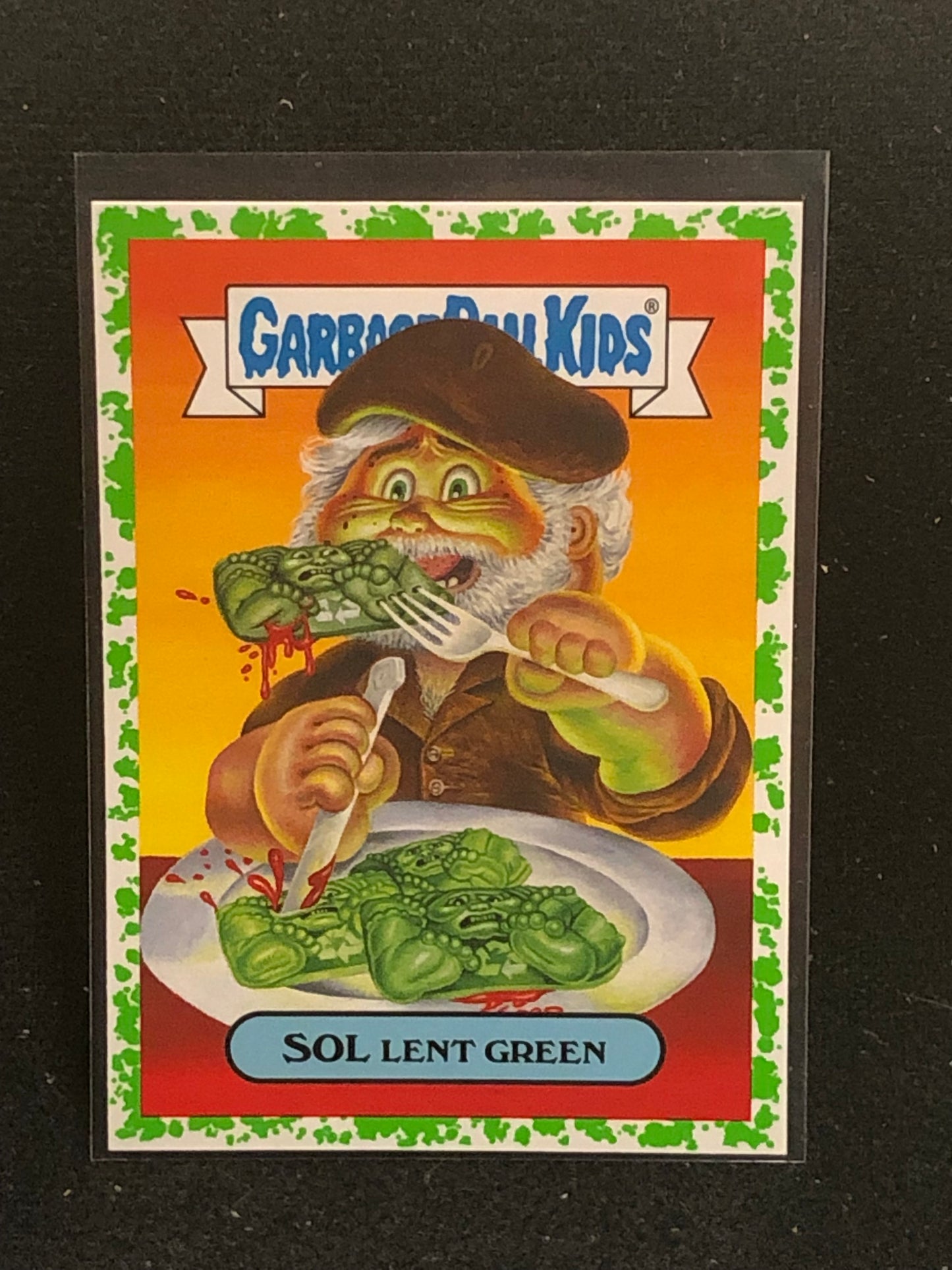 Garbage Pail Kids Oh The Horror-Ible U-PICK Green Parallel Singles