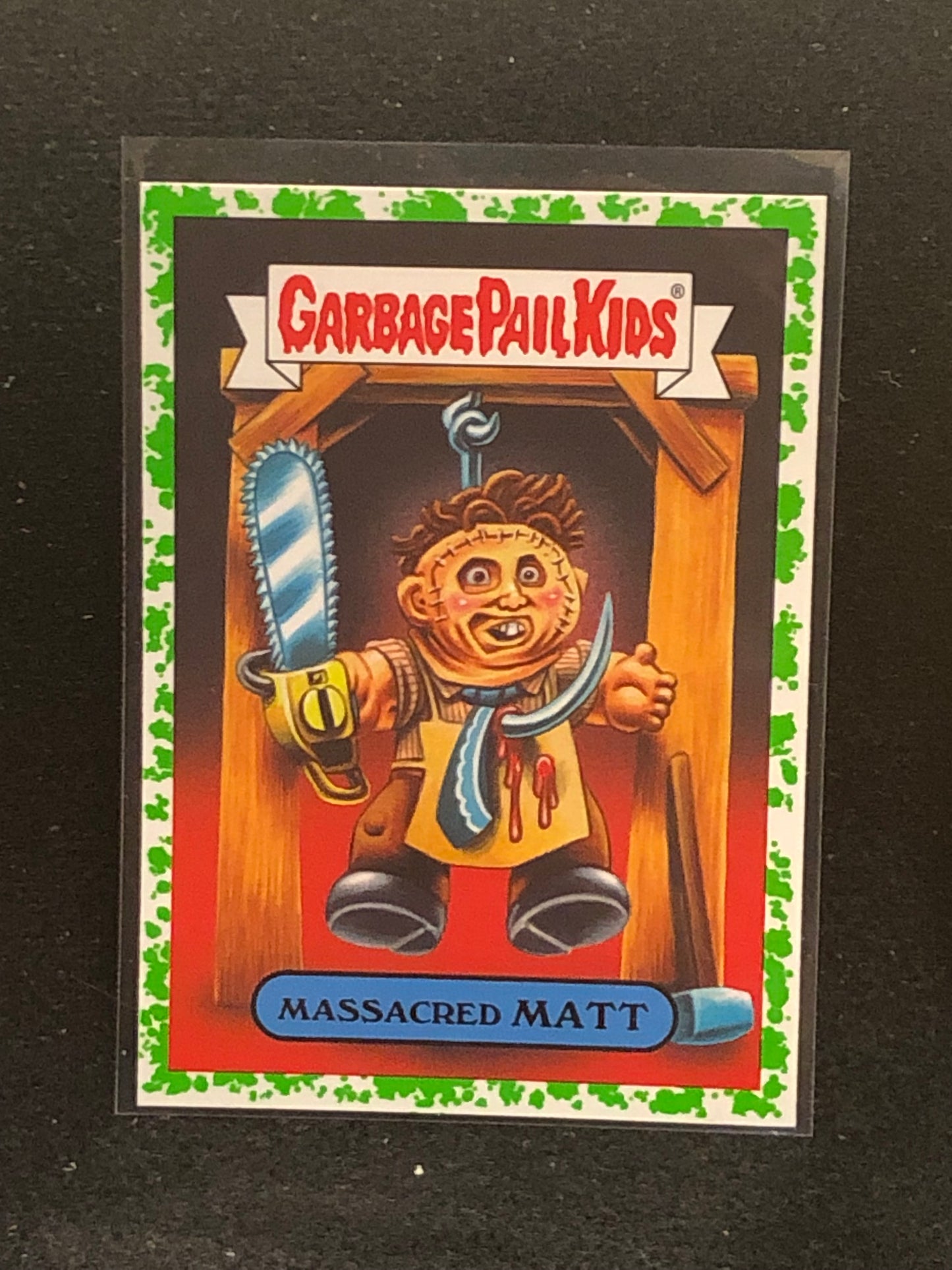 Garbage Pail Kids Oh The Horror-Ible U-PICK Green Parallel Singles