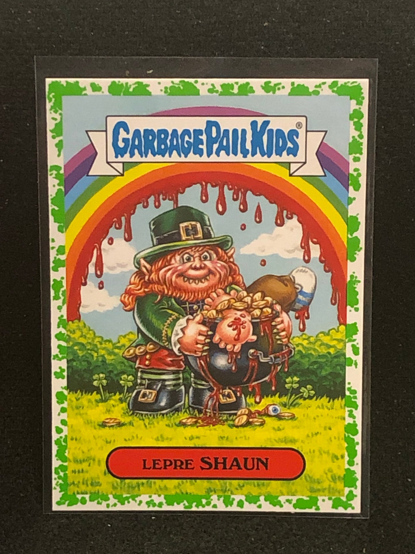 Garbage Pail Kids Oh The Horror-Ible U-PICK Green Parallel Singles