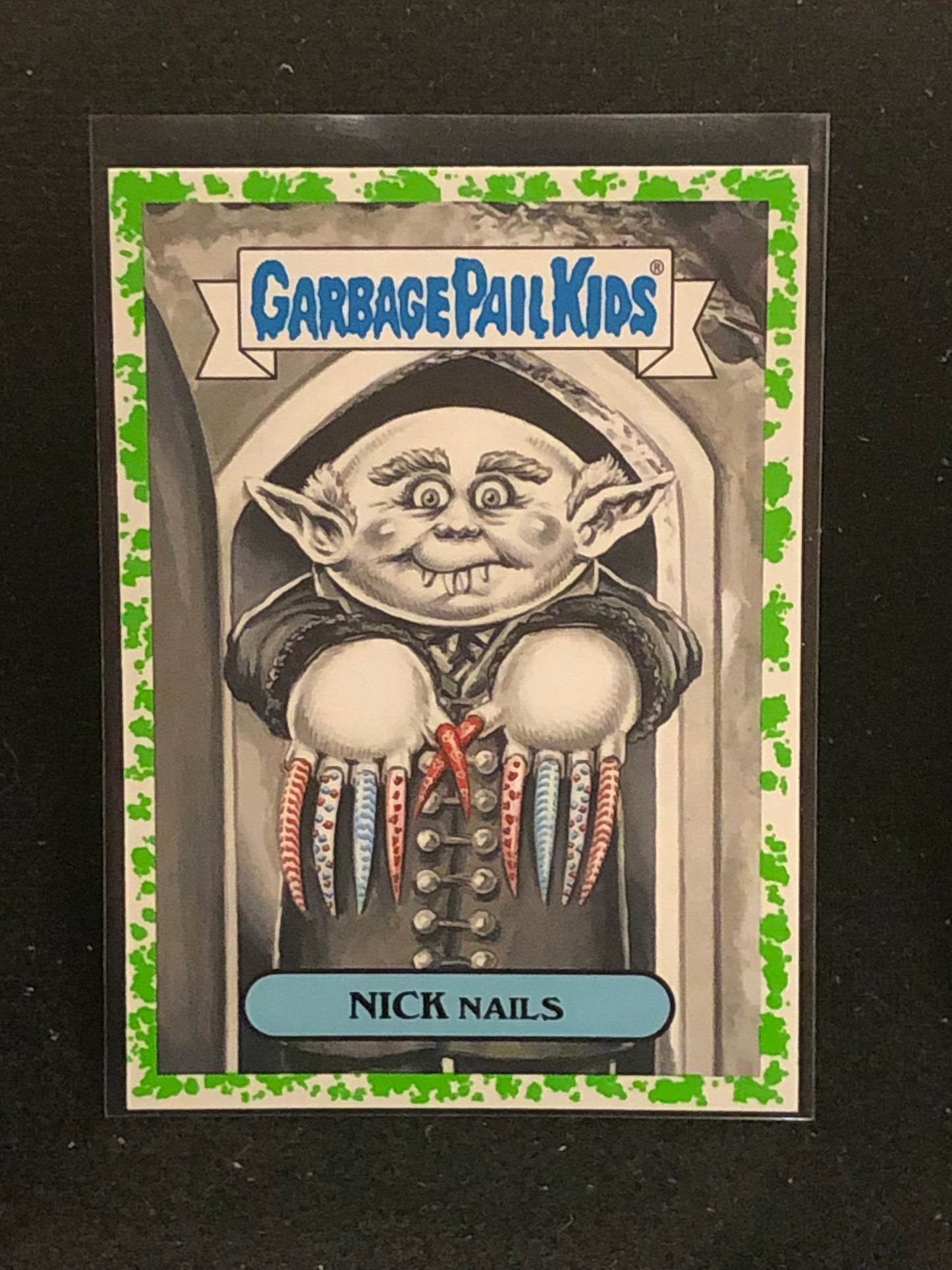 Garbage Pail Kids Oh The Horror-Ible U-PICK Green Parallel Singles