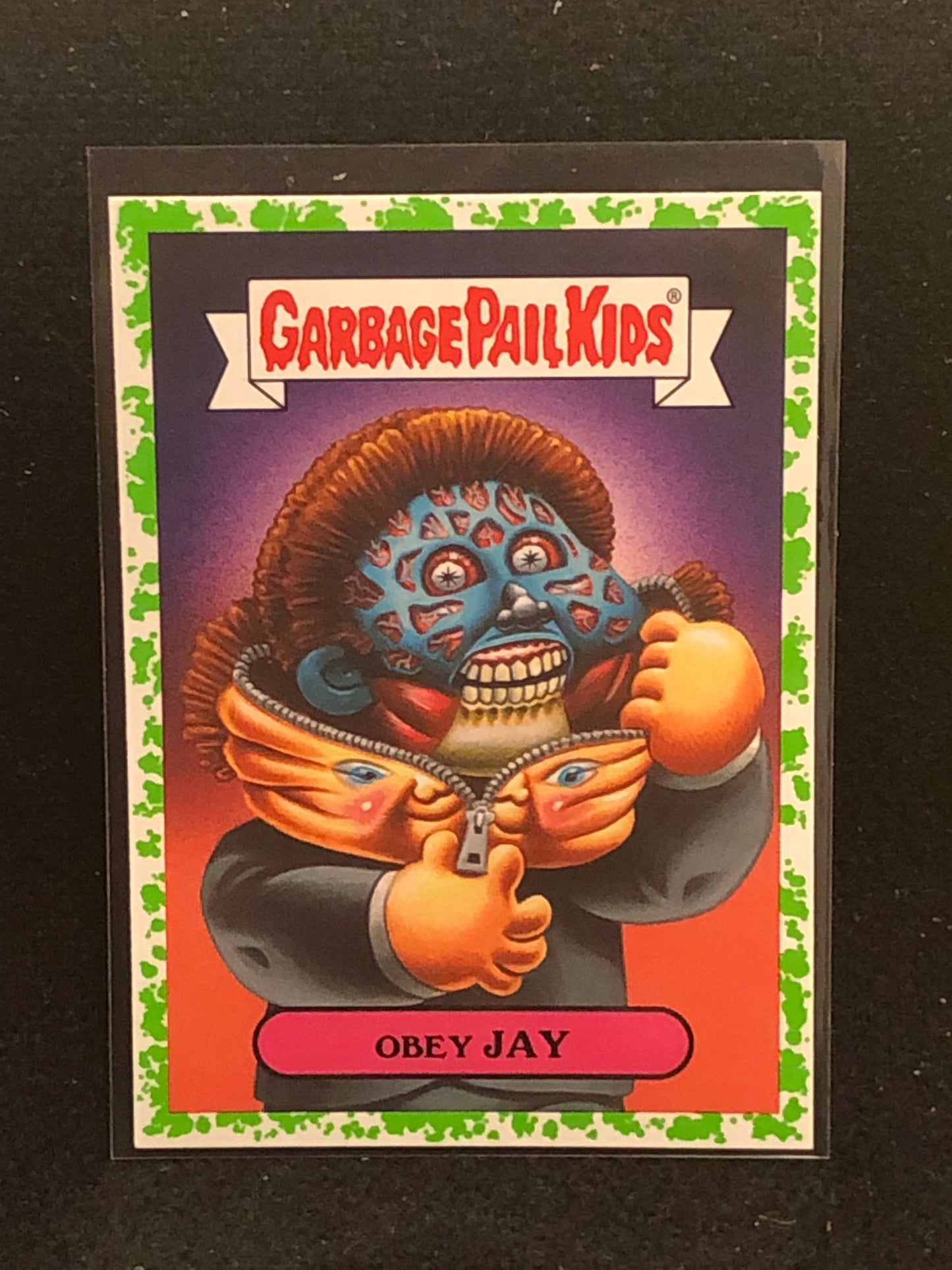 Garbage Pail Kids Oh The Horror-Ible U-PICK Green Parallel Singles