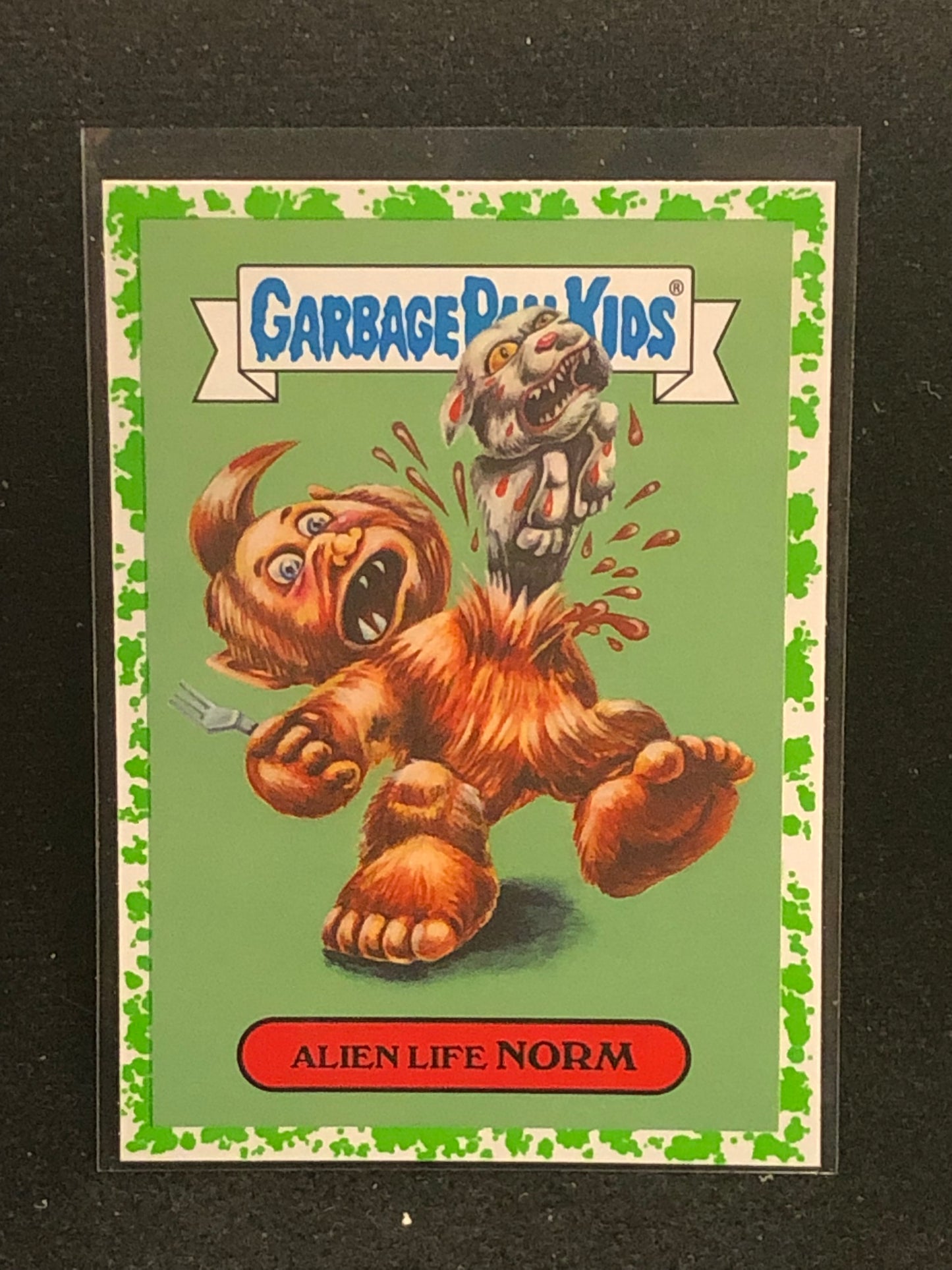 Garbage Pail Kids Oh The Horror-Ible U-PICK Green Parallel Singles