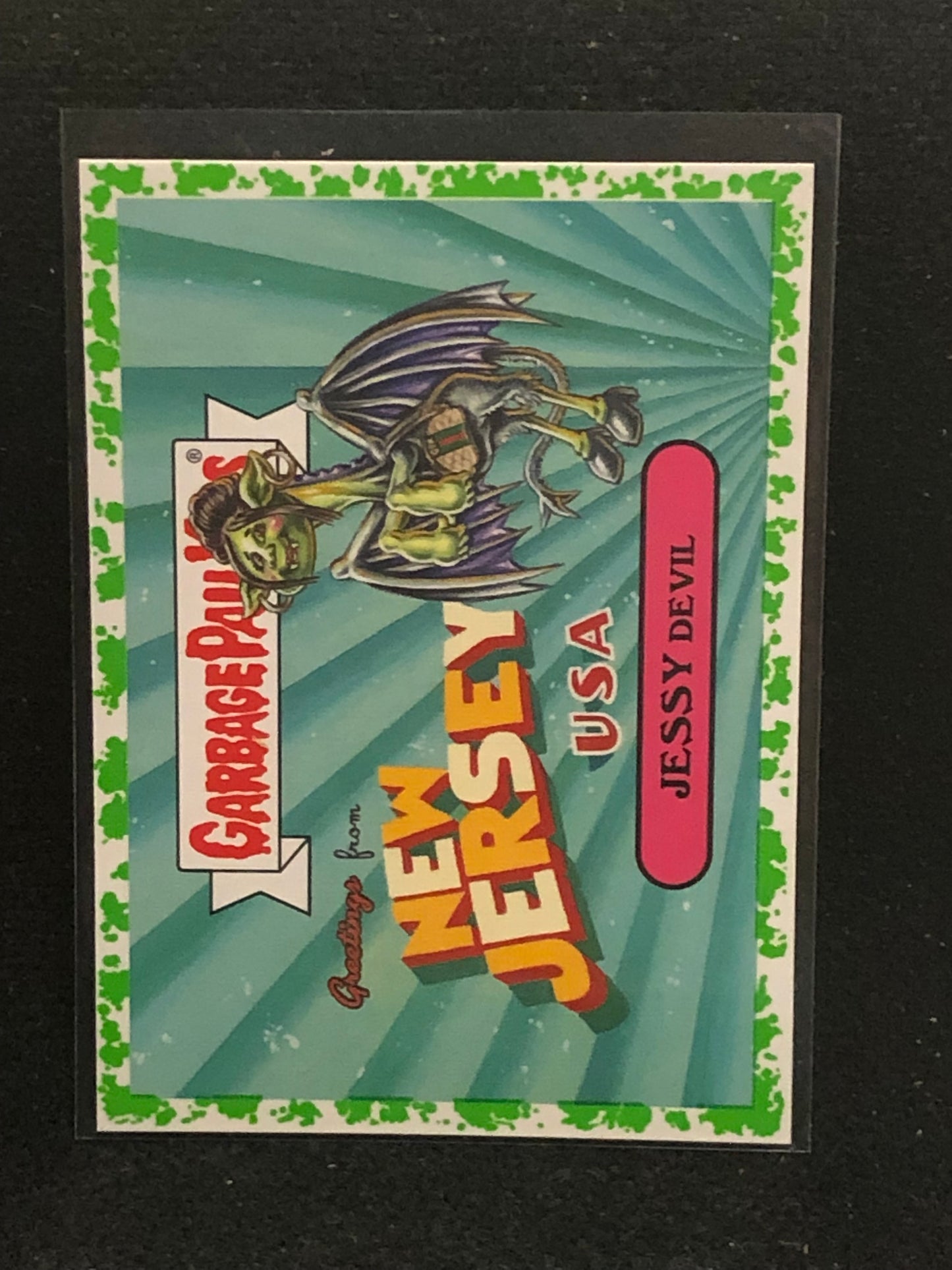 Garbage Pail Kids Oh The Horror-Ible U-PICK Green Parallel Singles