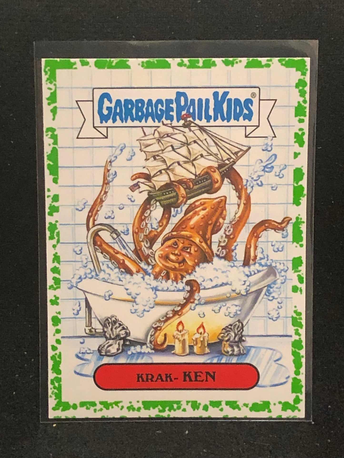 Garbage Pail Kids Oh The Horror-Ible U-PICK Green Parallel Singles