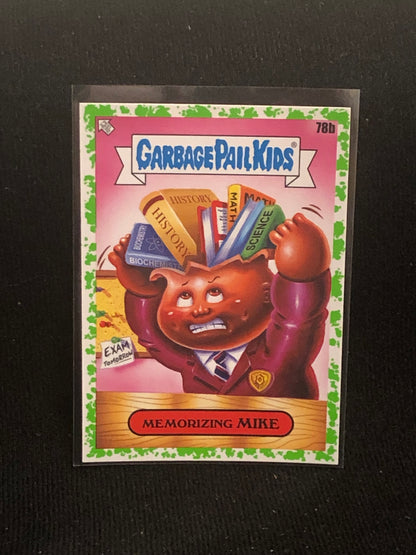 Garbage Pail Kids Late To School U-PICK Green Parallel Singles