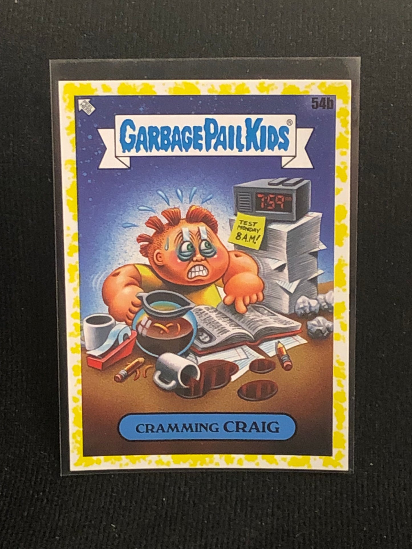 Garbage Pail Kids Late To School U-PICK Yellow Parallel Singles
