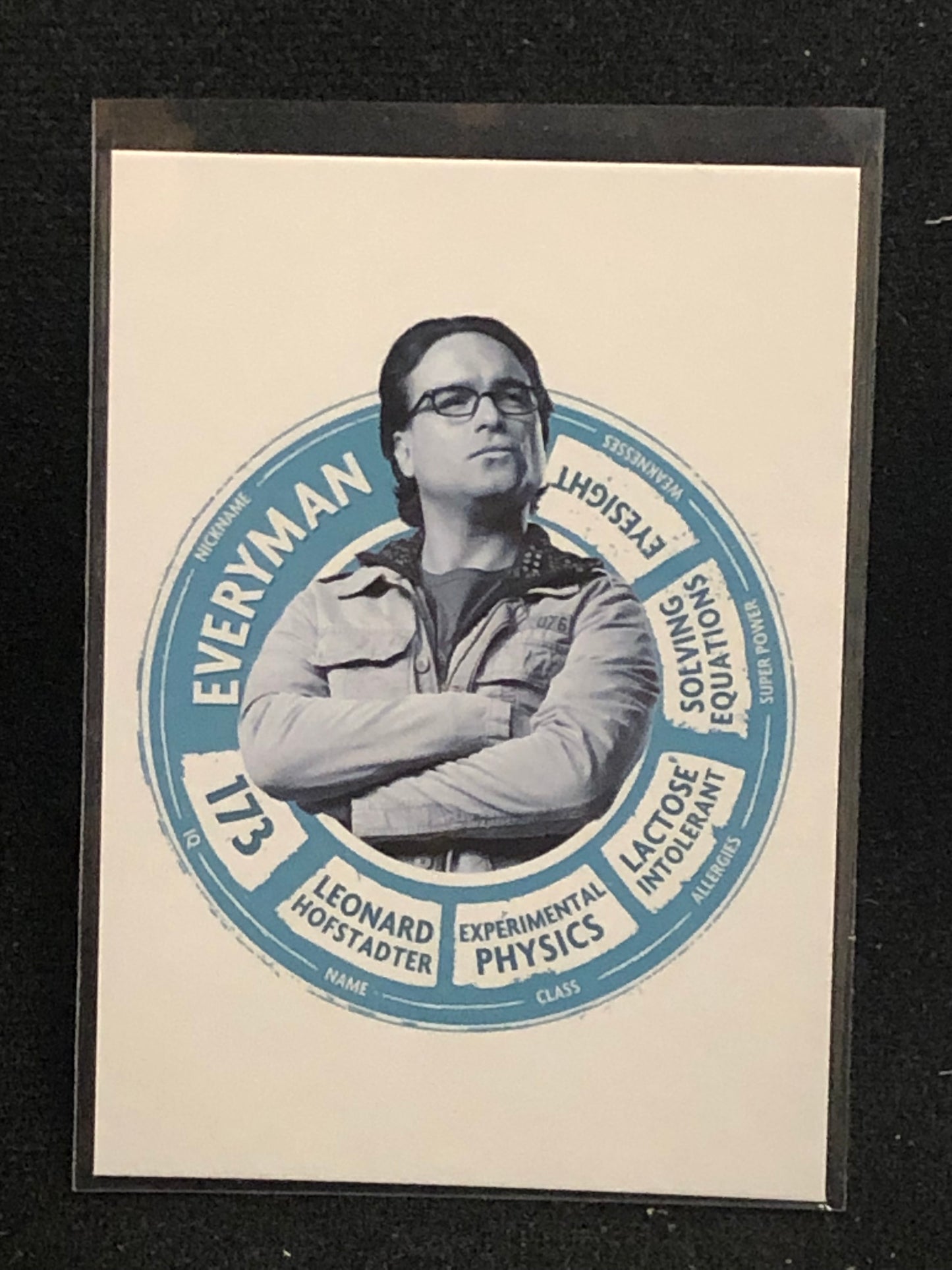 The Big Bang Theory Seasons 6 & 7 U-PICK Portrait Insert Singles