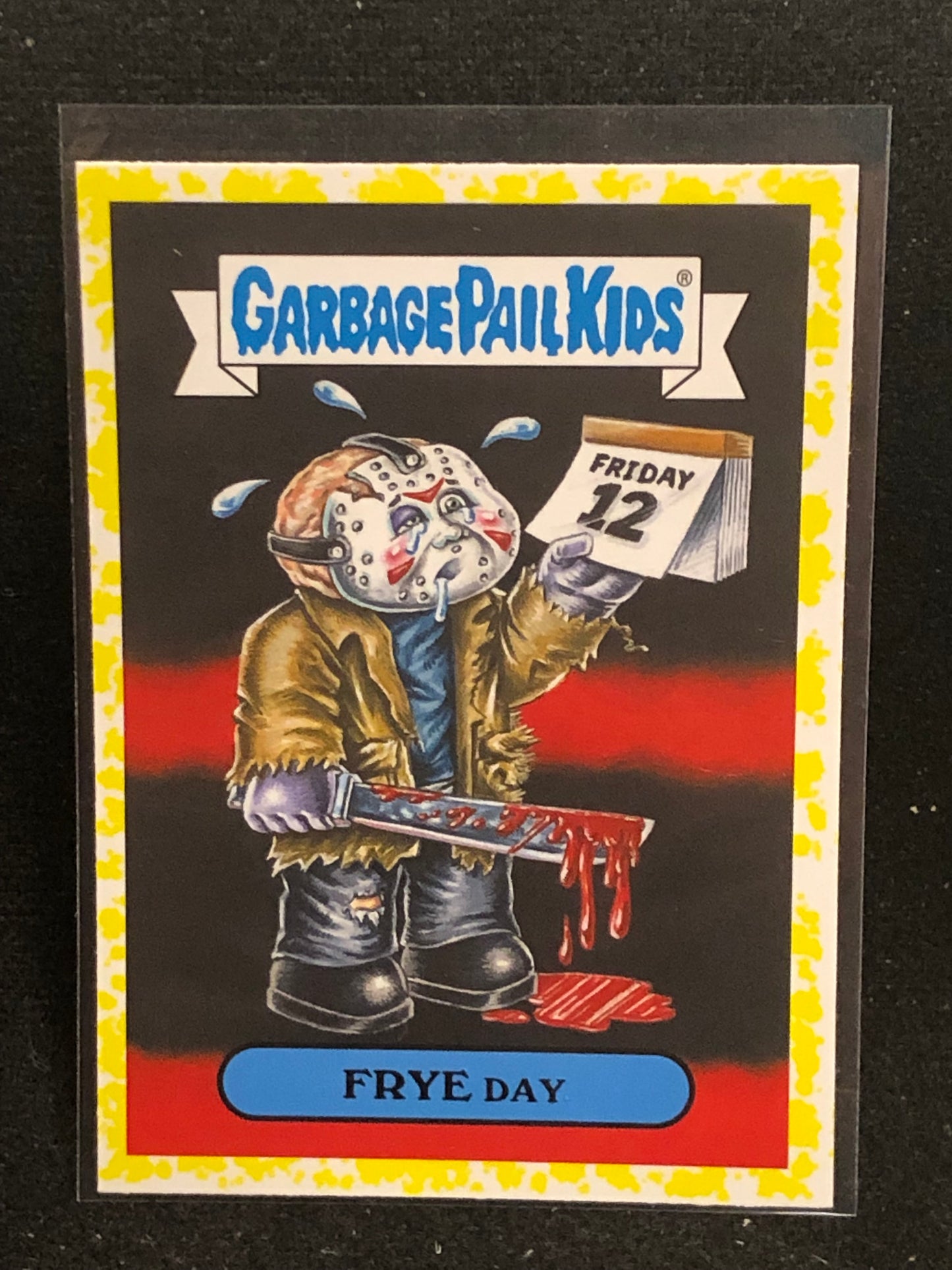 Garbage Pail Kids Oh The Horror-Ible U-PICK Yellow Parallel Singles