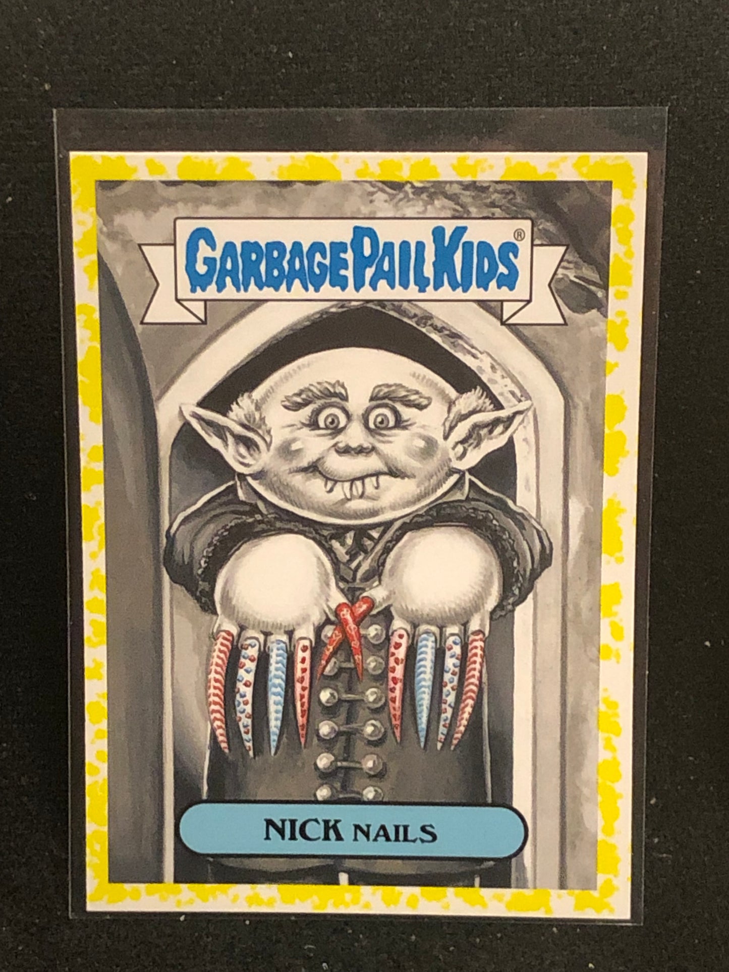 Garbage Pail Kids Oh The Horror-Ible U-PICK Yellow Parallel Singles