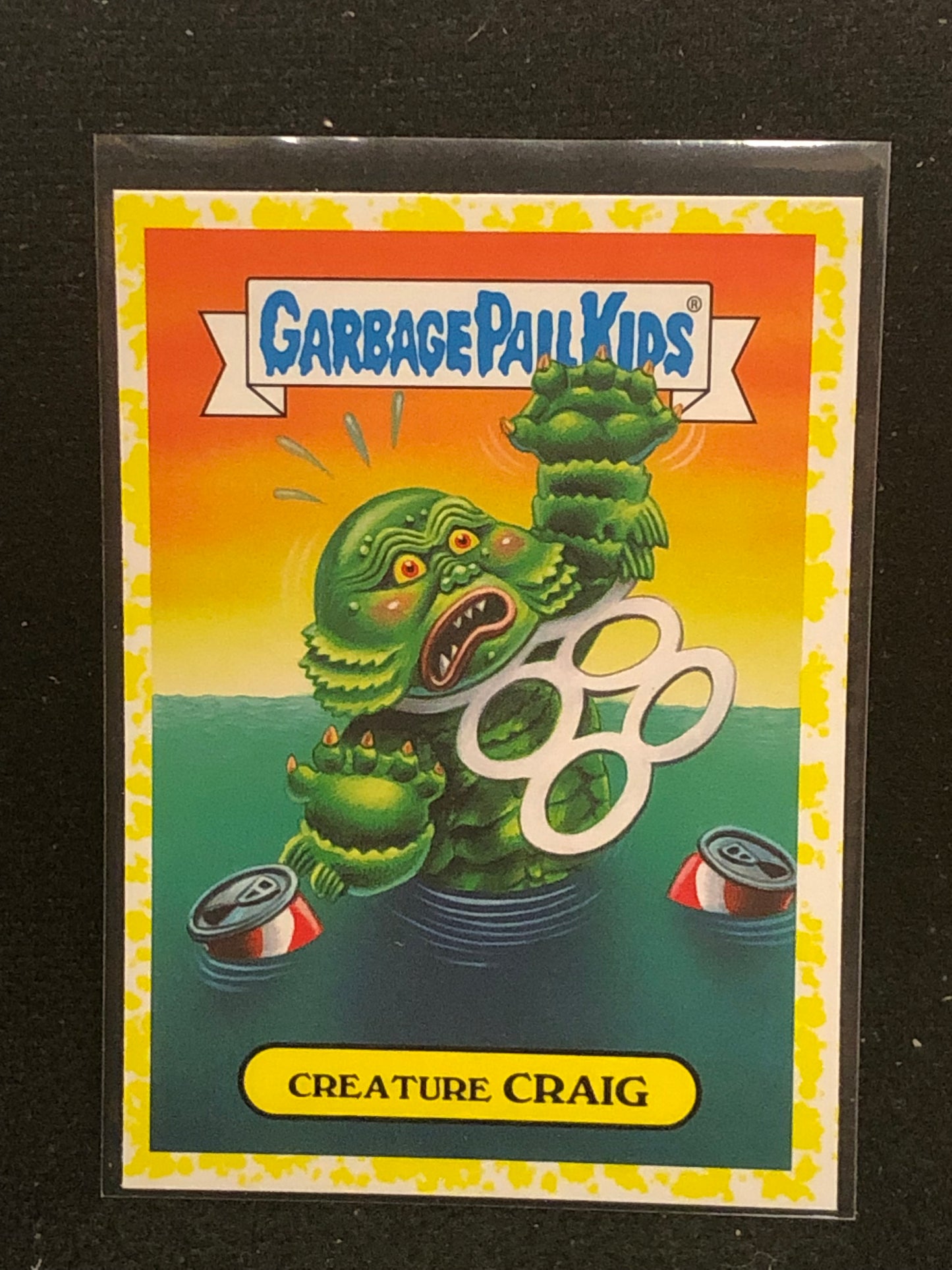 Garbage Pail Kids Oh The Horror-Ible U-PICK Yellow Parallel Singles