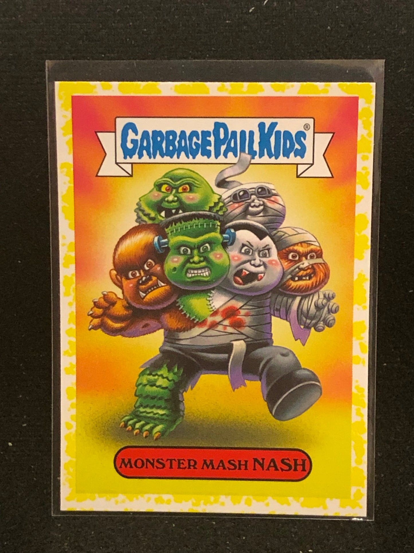 Garbage Pail Kids Oh The Horror-Ible U-PICK Yellow Parallel Singles