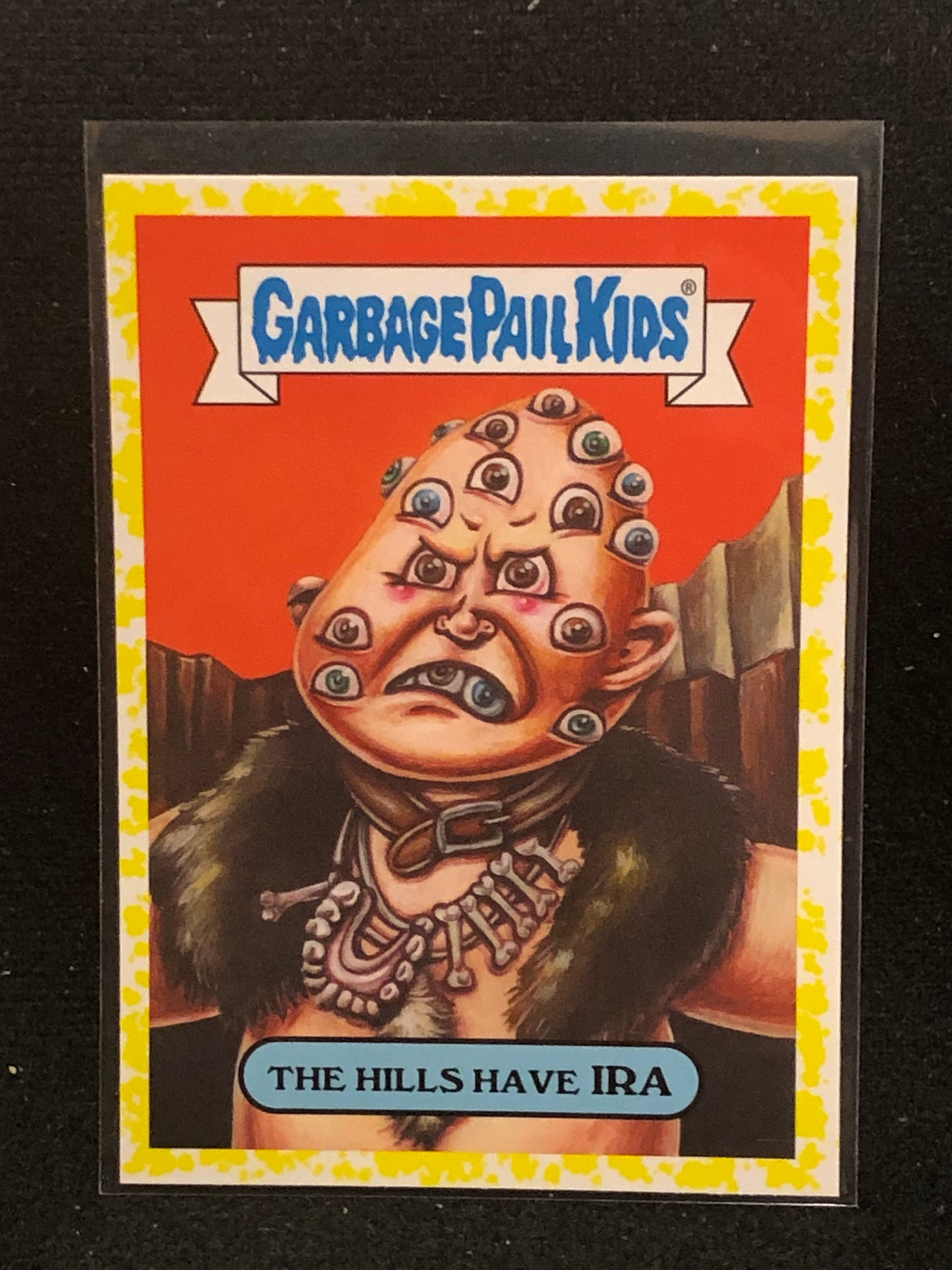 Garbage Pail Kids Oh The Horror-Ible U-PICK Yellow Parallel Singles