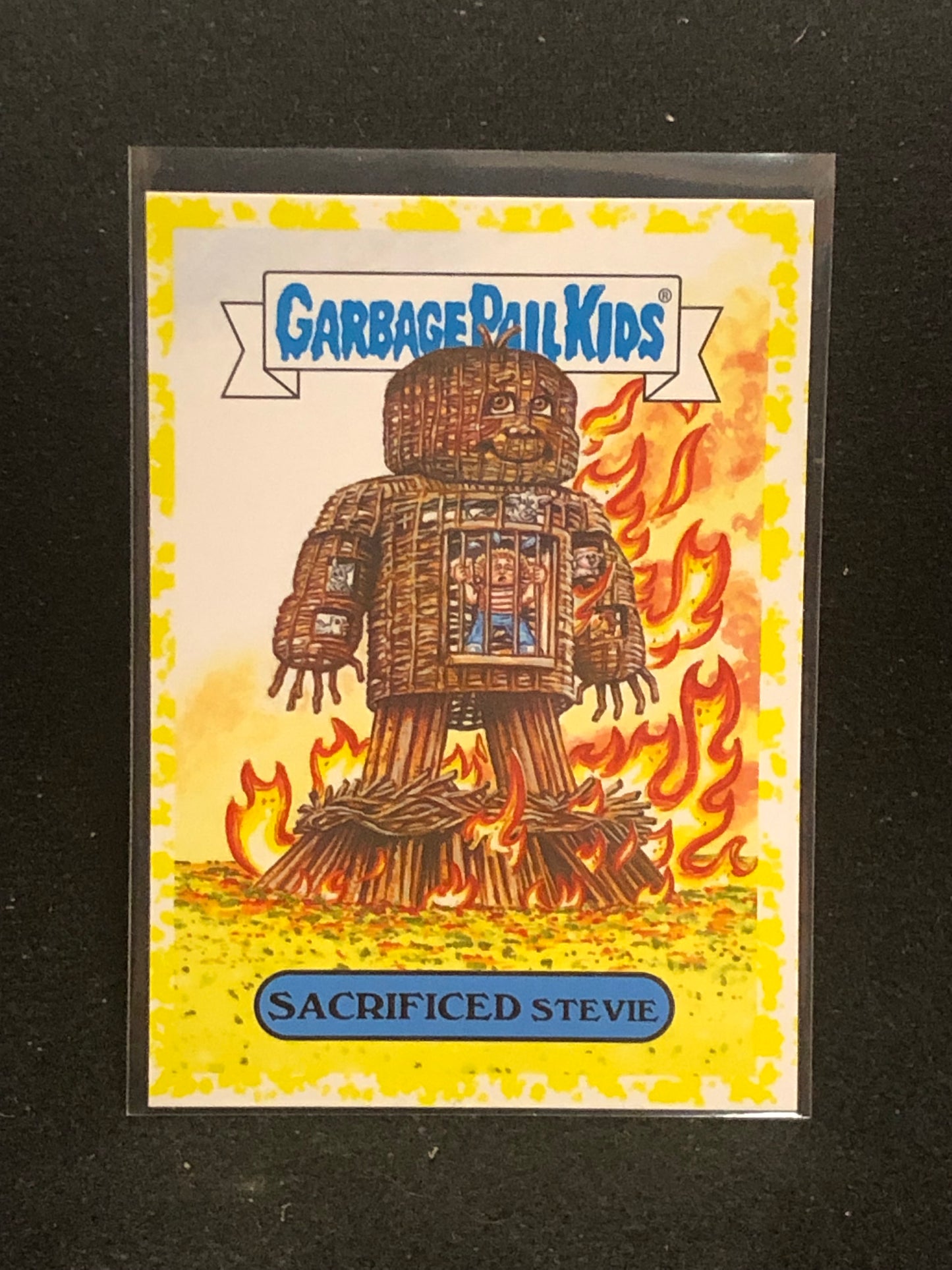 Garbage Pail Kids Oh The Horror-Ible U-PICK Yellow Parallel Singles