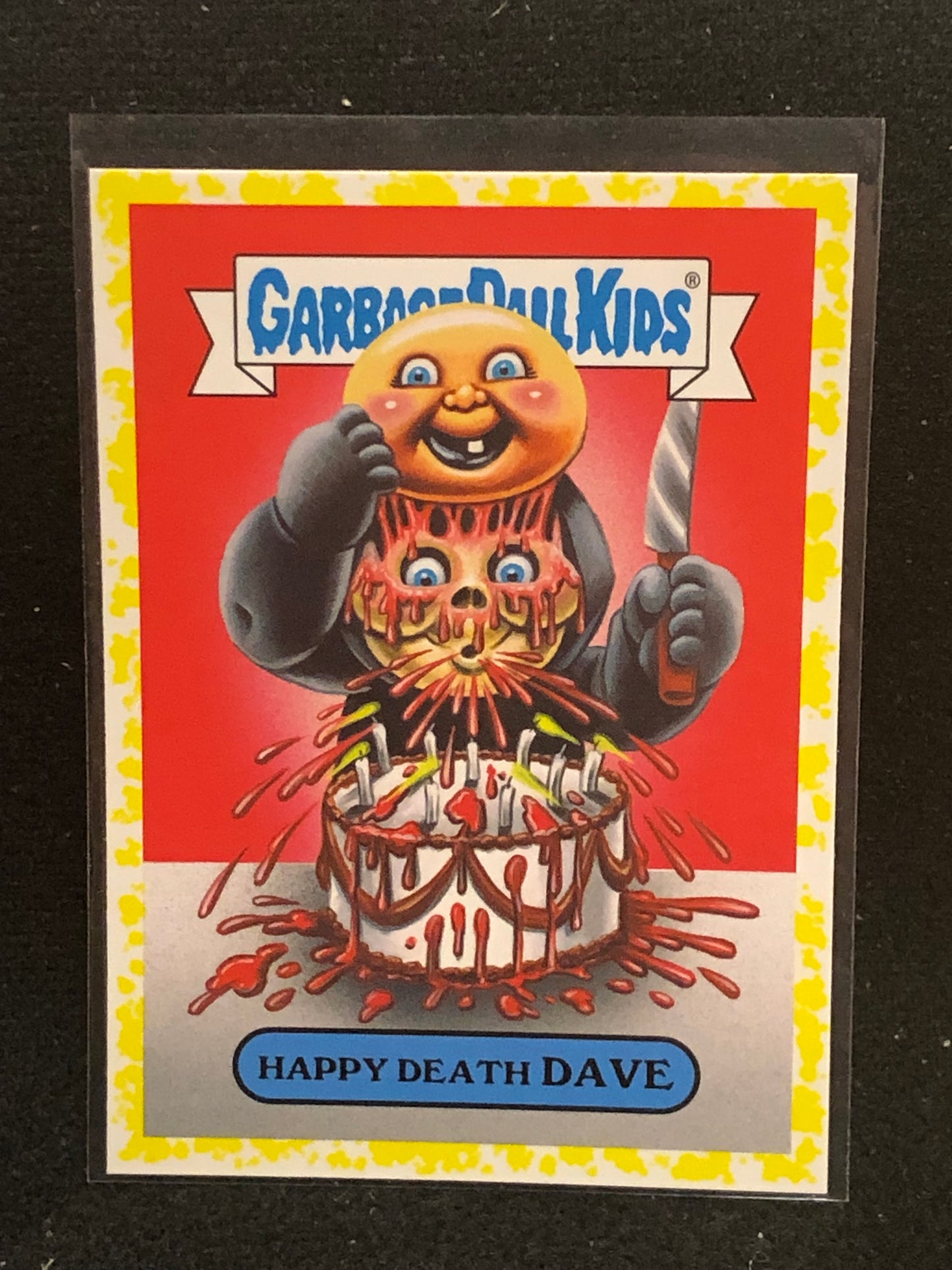 Garbage Pail Kids Oh The Horror-Ible U-PICK Yellow Parallel Singles