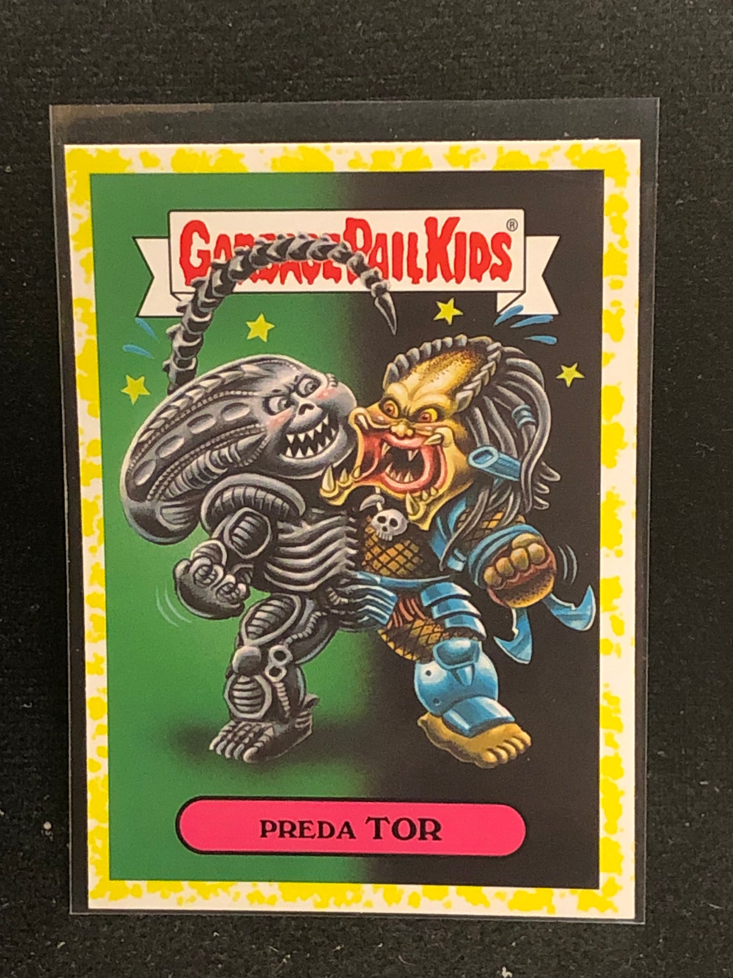 Garbage Pail Kids Oh The Horror-Ible U-PICK Yellow Parallel Singles