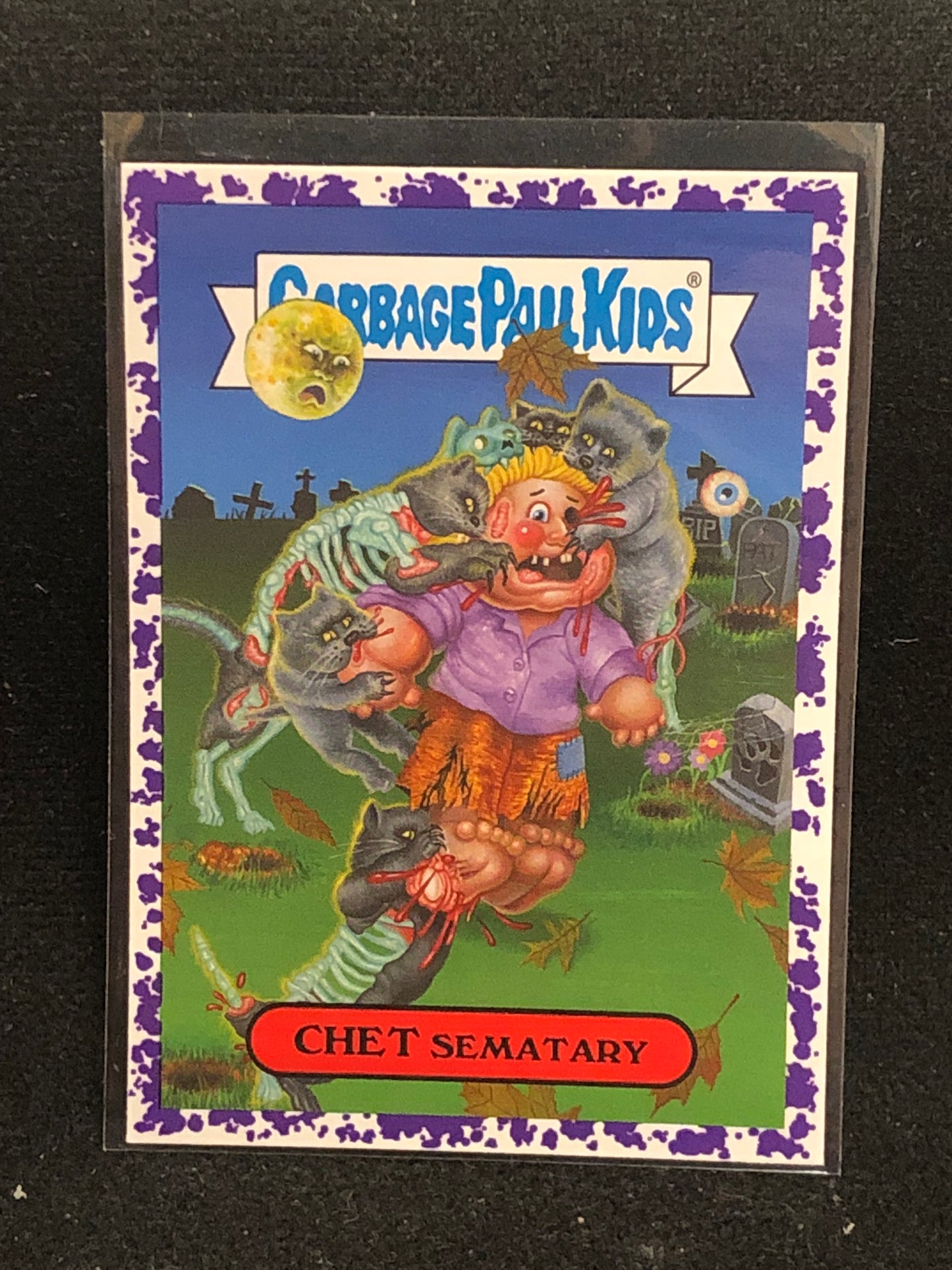 Garbage Pail Kids Oh The Horror-Ible U-PICK Purple Parallel Singles