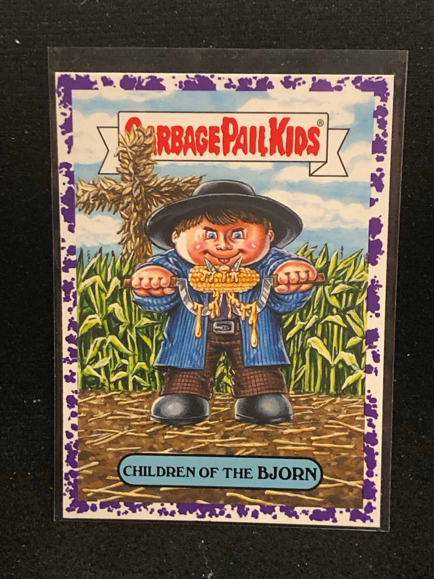 Garbage Pail Kids Oh The Horror-Ible U-PICK Purple Parallel Singles