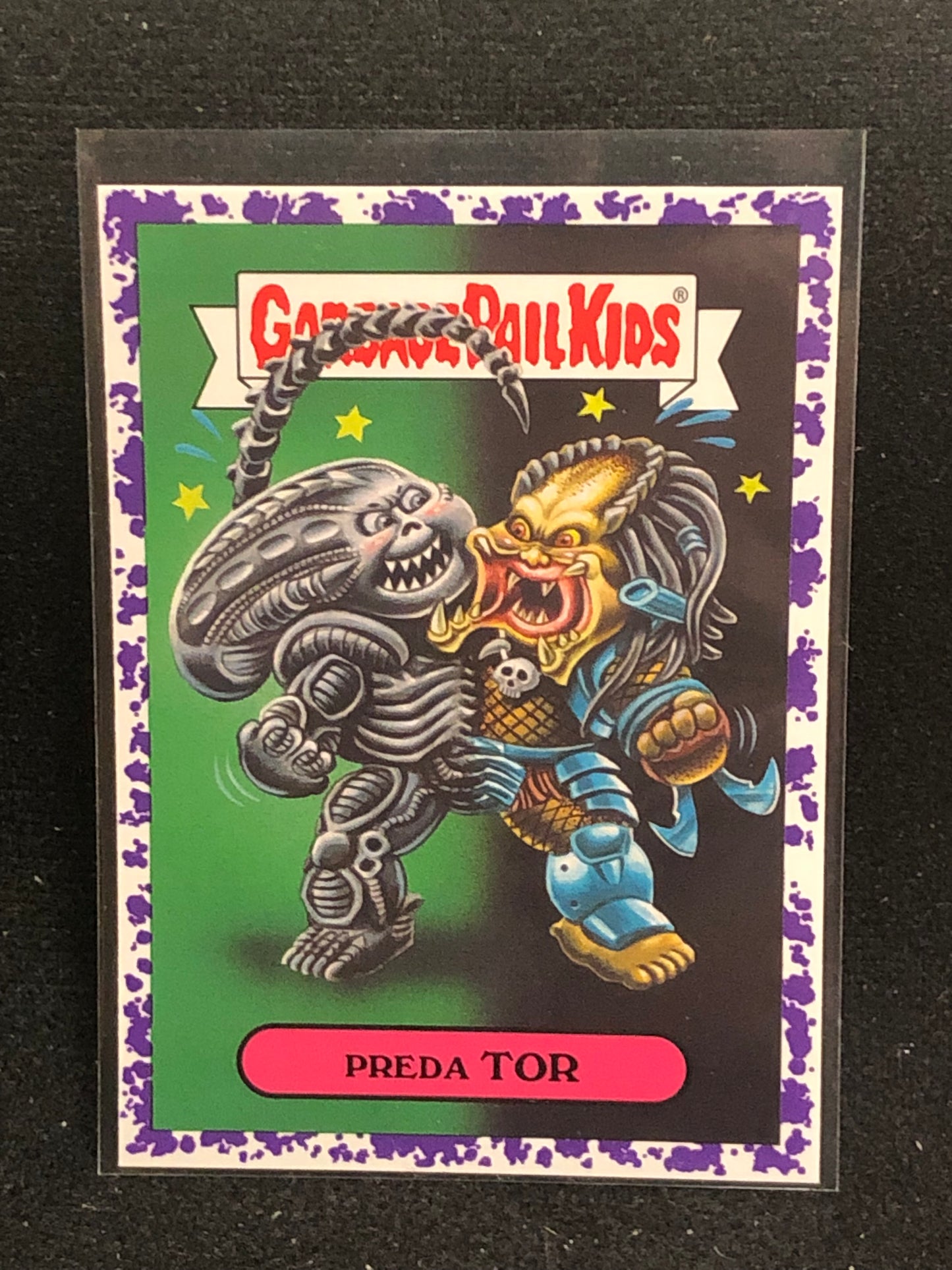 Garbage Pail Kids Oh The Horror-Ible U-PICK Purple Parallel Singles