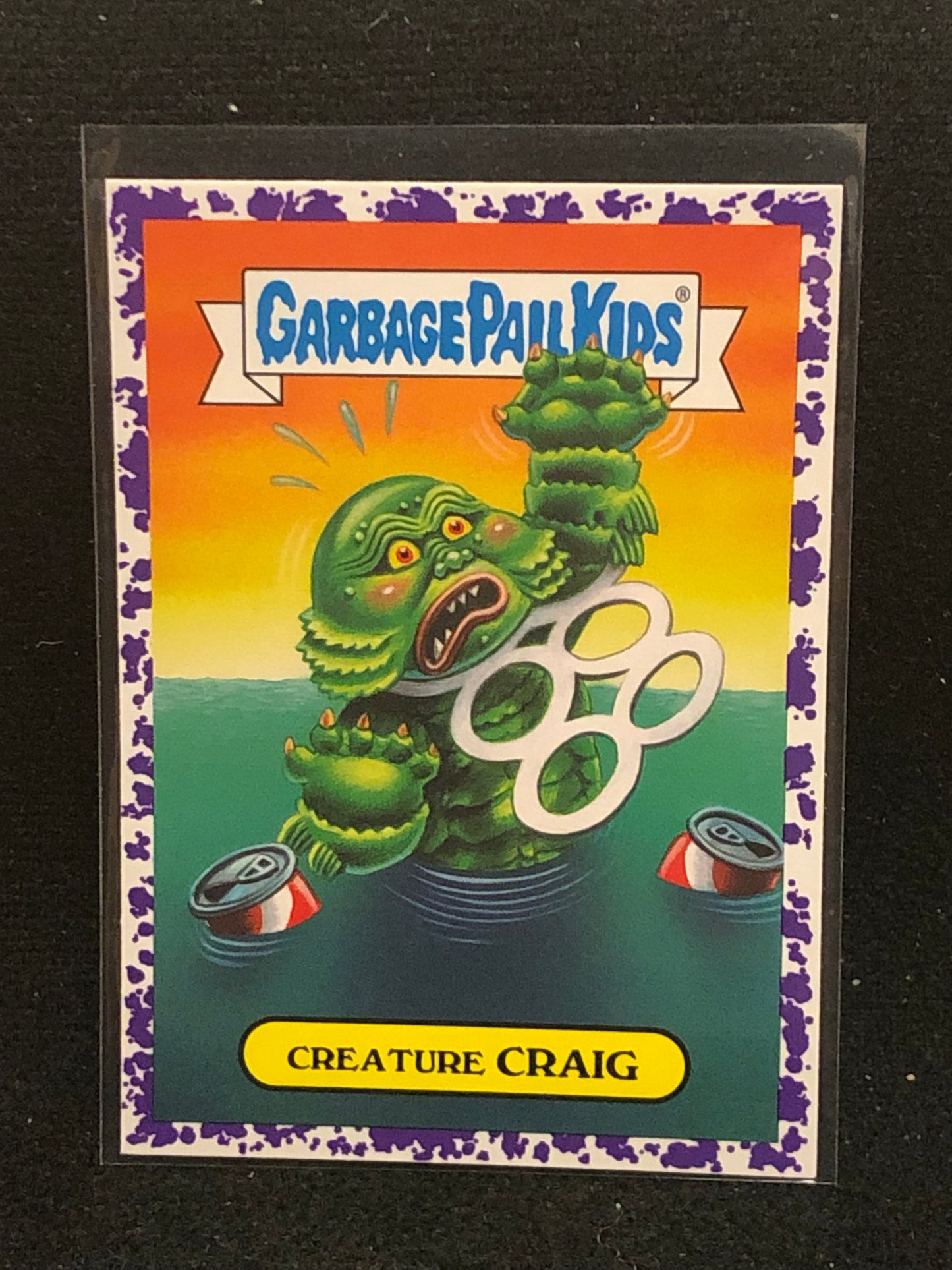 Garbage Pail Kids Oh The Horror-Ible U-PICK Purple Parallel Singles