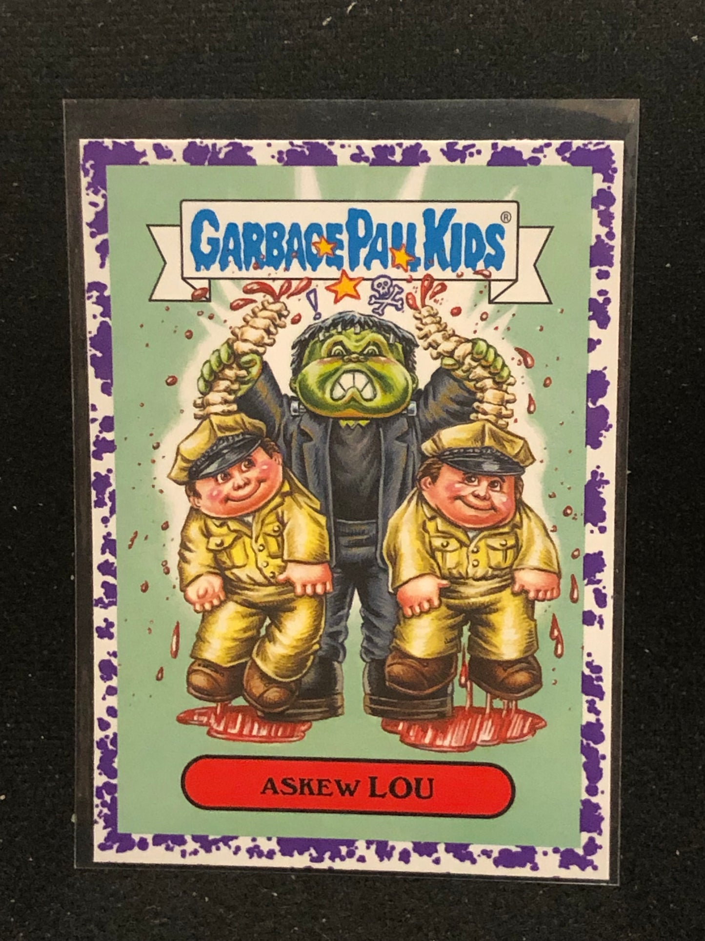 Garbage Pail Kids Oh The Horror-Ible U-PICK Purple Parallel Singles