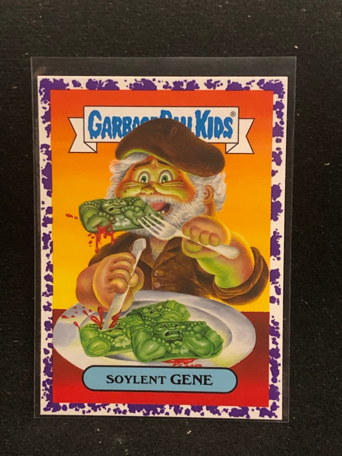 Garbage Pail Kids Oh The Horror-Ible U-PICK Purple Parallel Singles