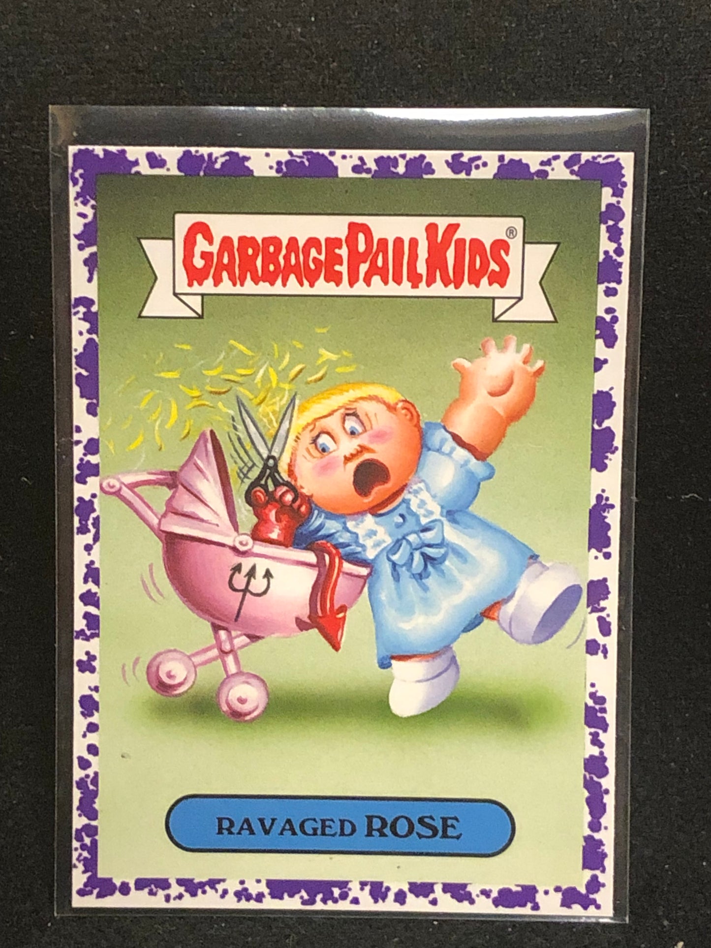 Garbage Pail Kids Oh The Horror-Ible U-PICK Purple Parallel Singles