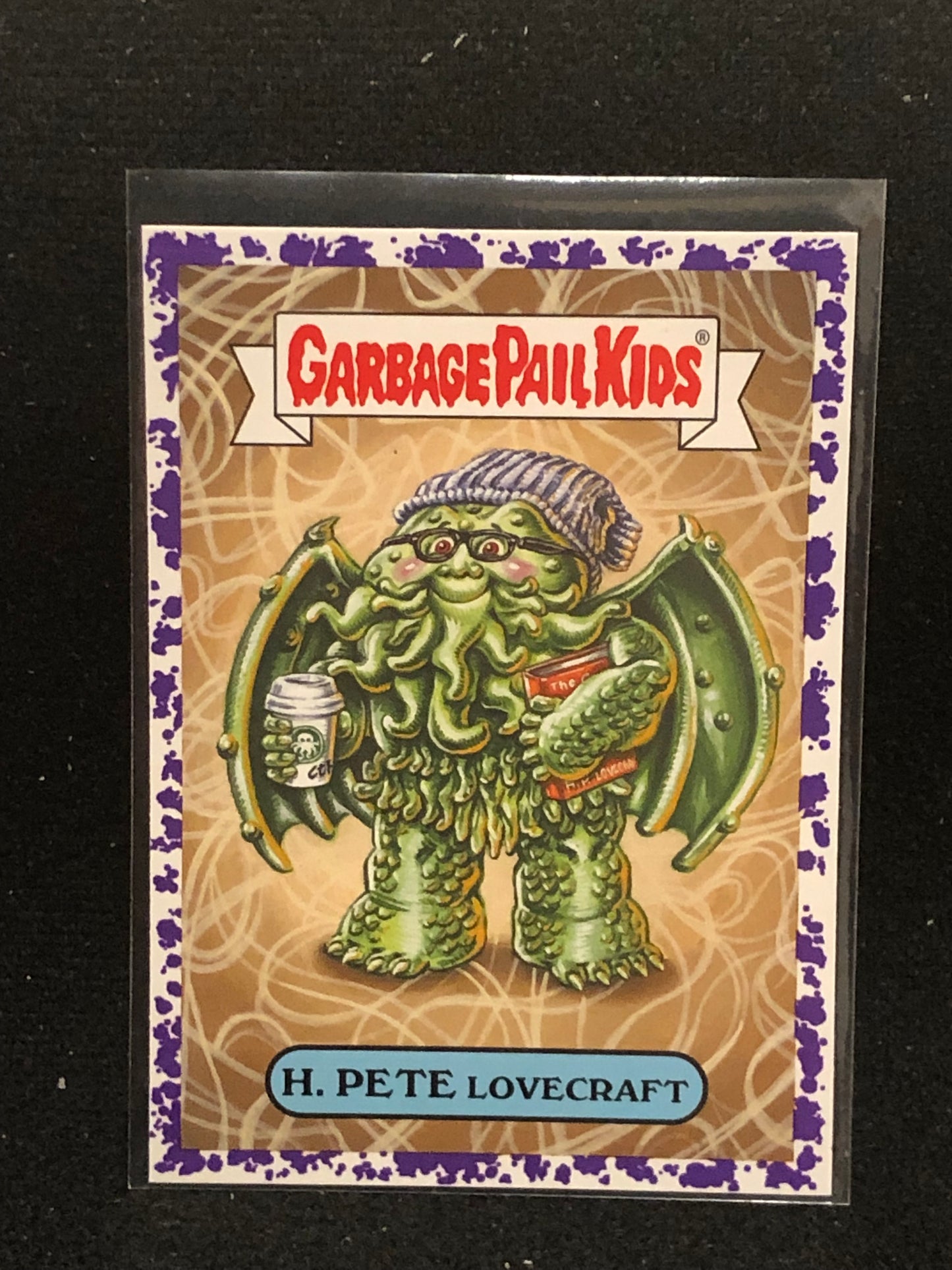 Garbage Pail Kids Oh The Horror-Ible U-PICK Purple Parallel Singles