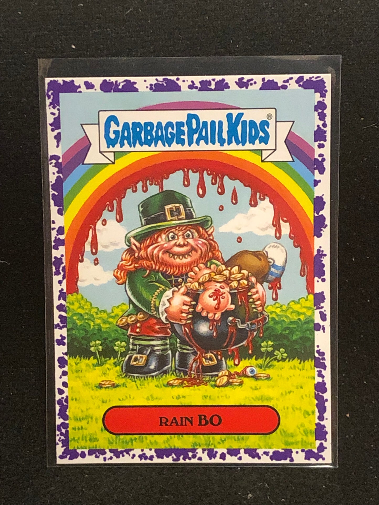 Garbage Pail Kids Oh The Horror-Ible U-PICK Purple Parallel Singles